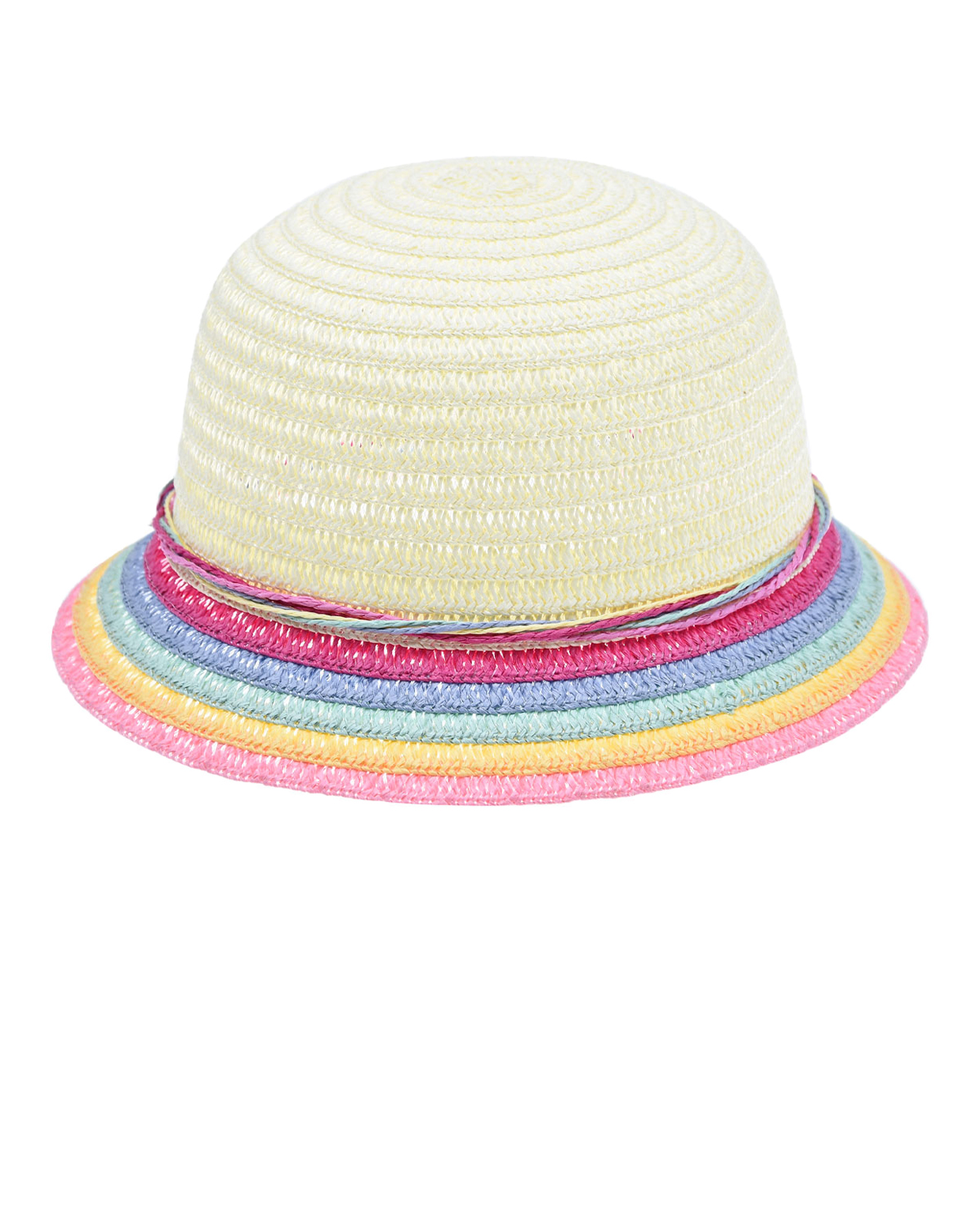 Шляпа с радужными полями MaxiMo детская, размер 51, цвет бежевый