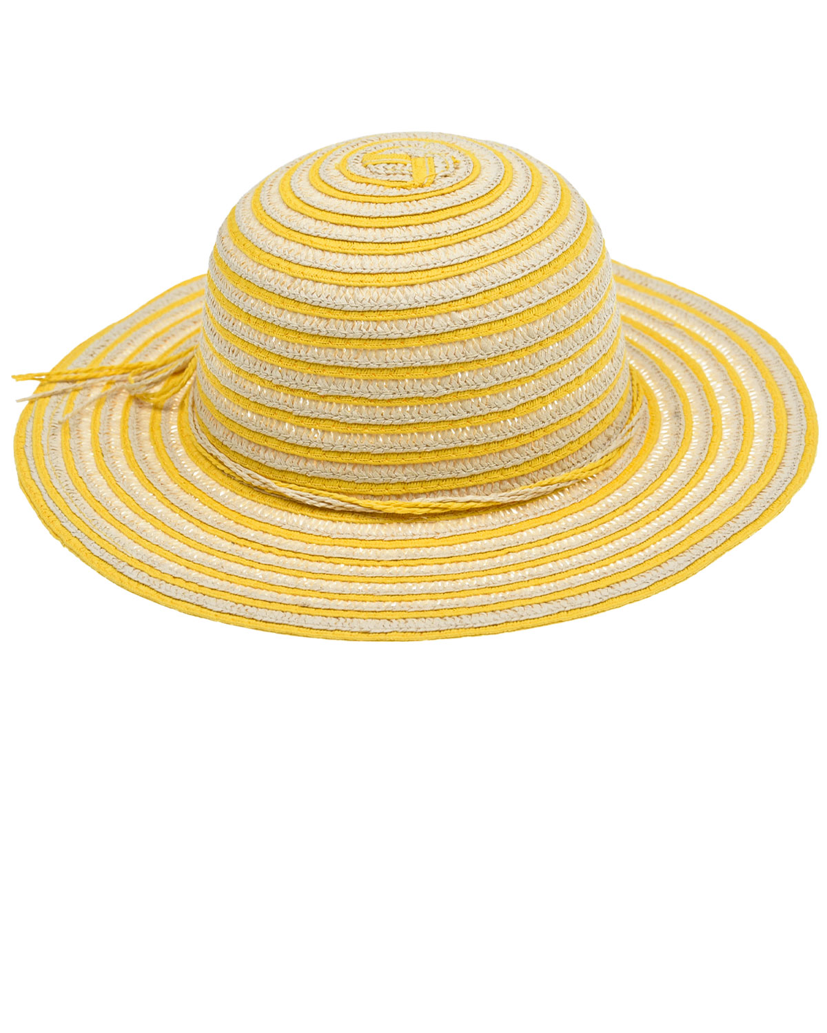 Шляпа в желтую полоску MaxiMo детская, размер 53, цвет желтый