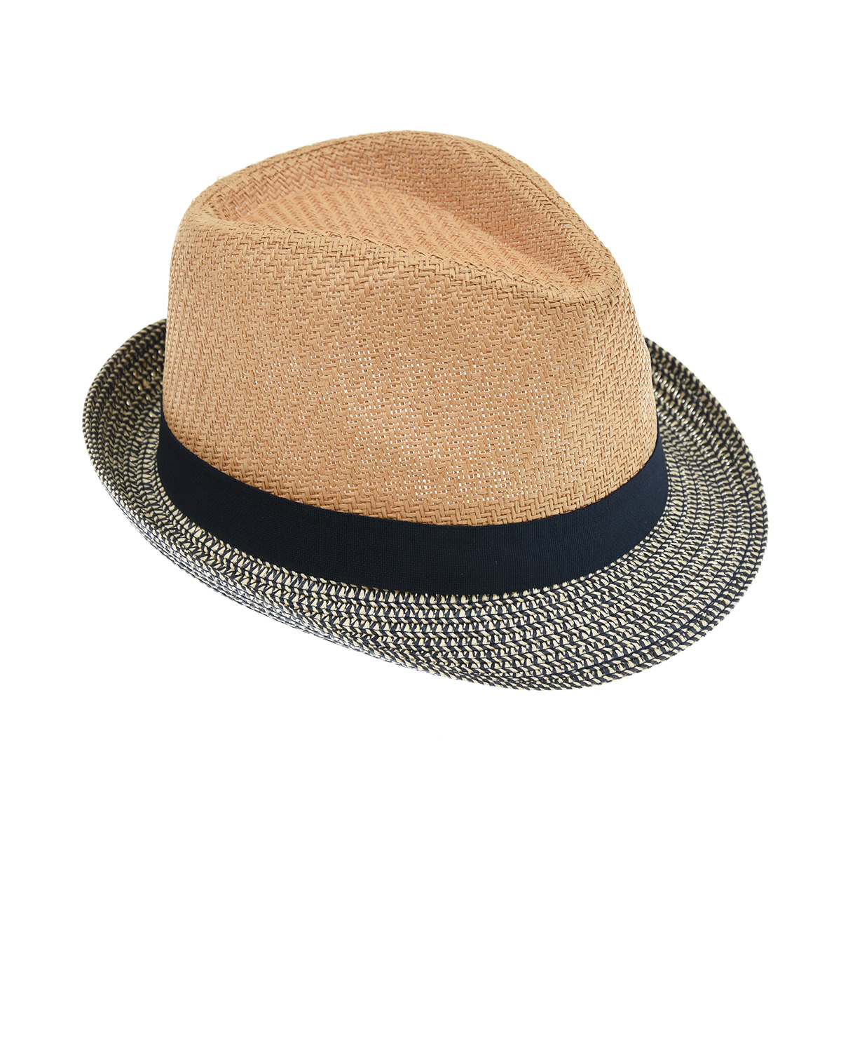 Бежевая шляпа с серыми полями MaxiMo детская, размер 55, цвет бежевый