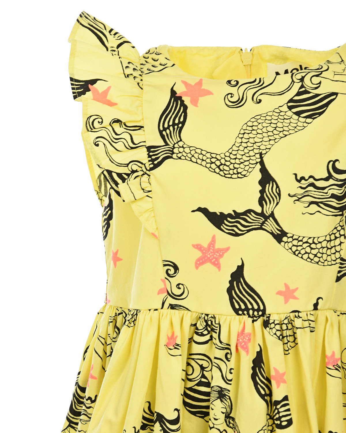Платье Chika Mermazing Molo детское, размер 104, цвет желтый - фото 4
