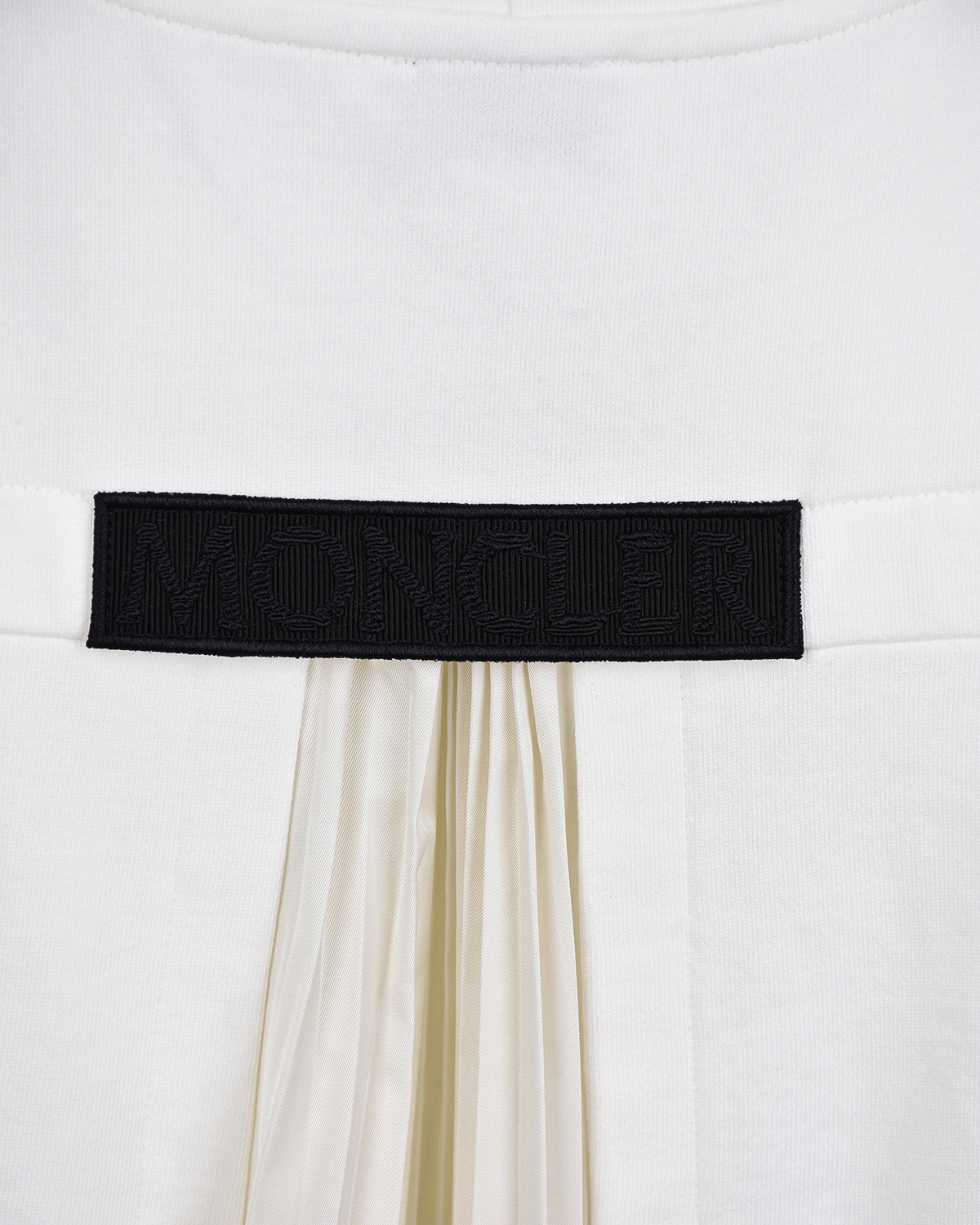 Белое платье-худи Moncler детское, размер 128, цвет белый - фото 5