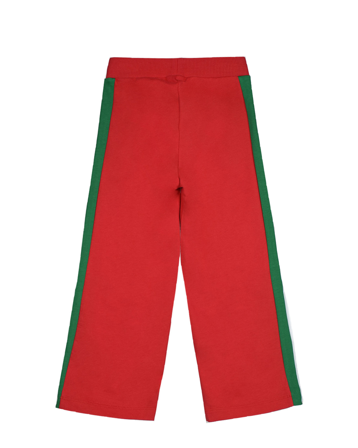 Красные спортивные брюки с лампасами Monnalisa детские, размер 104, цвет красный - фото 2