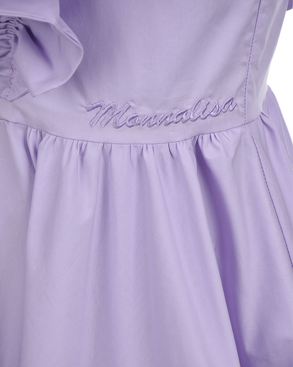 Сиреневое платье с рюшами Monnalisa детское, размер 104, цвет сиреневый - фото 4