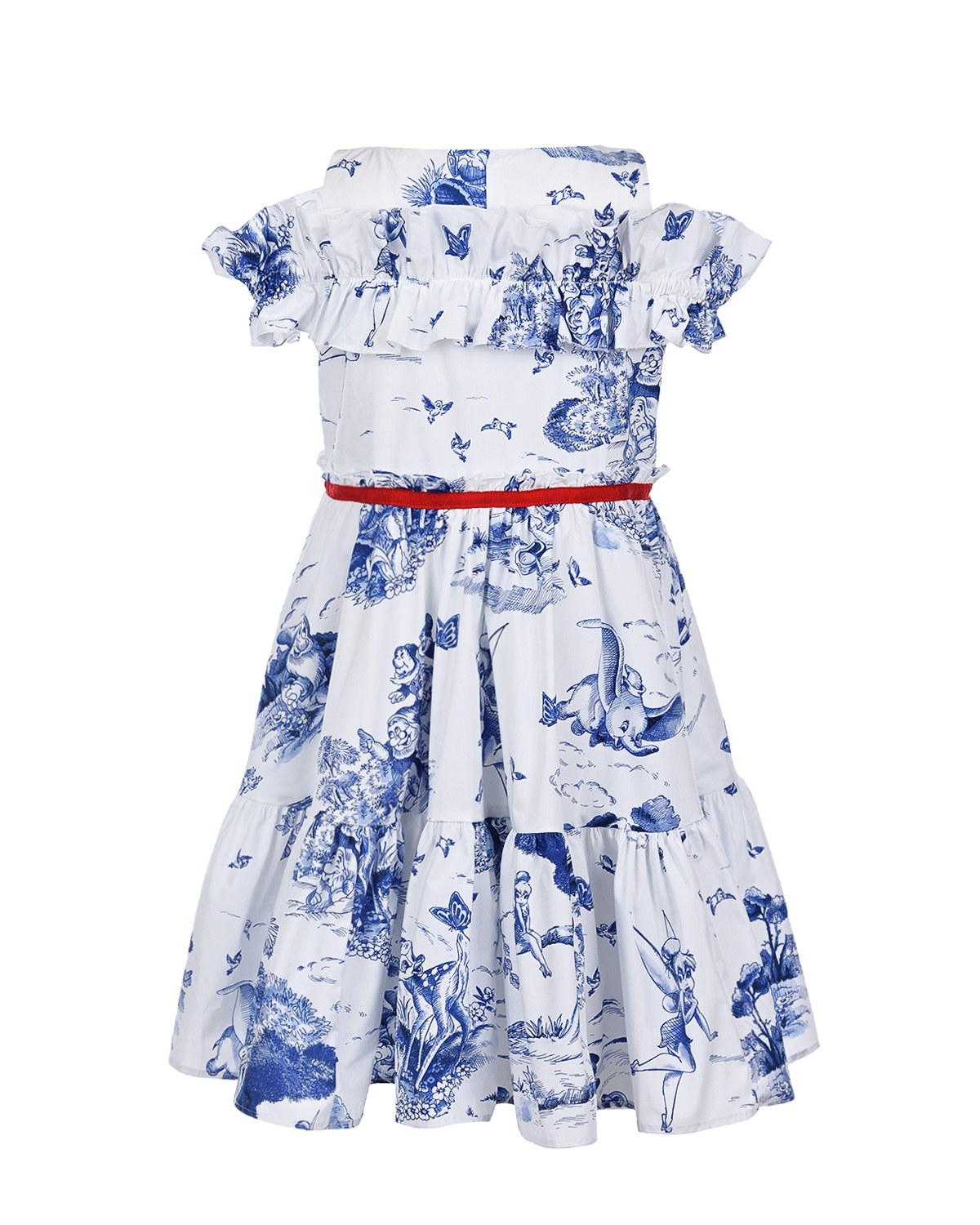 Платье с принтом Disney Monnalisa детское, размер 104, цвет голубой - фото 2