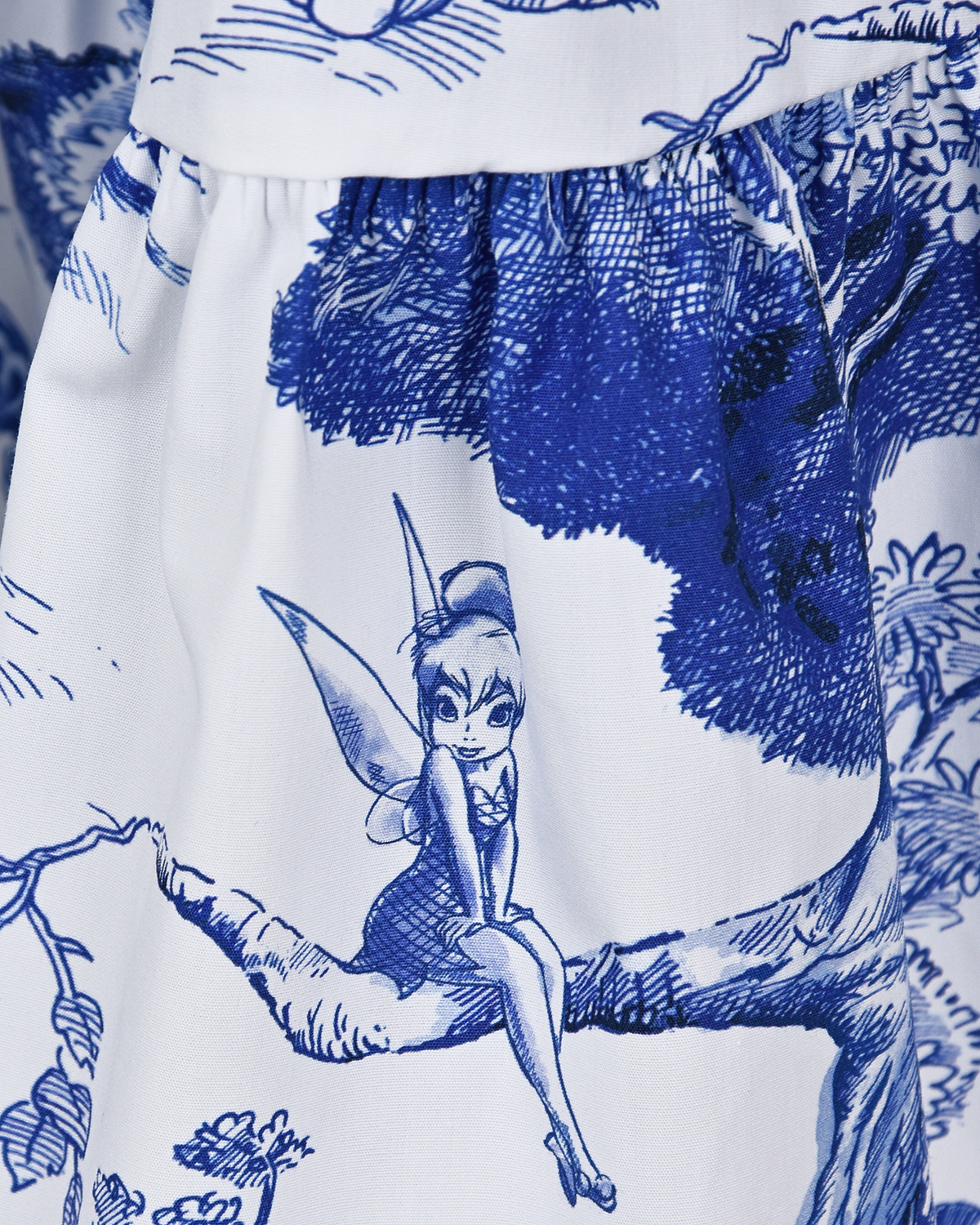 Платье с принтом Disney Monnalisa детское, размер 104, цвет голубой - фото 4