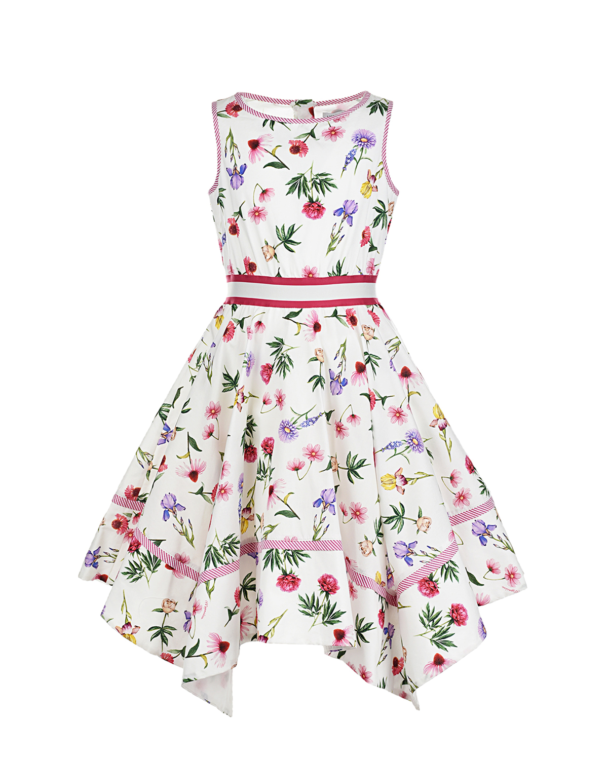 Платье с цветочным принтом Monnalisa детское, размер 104 - фото 1