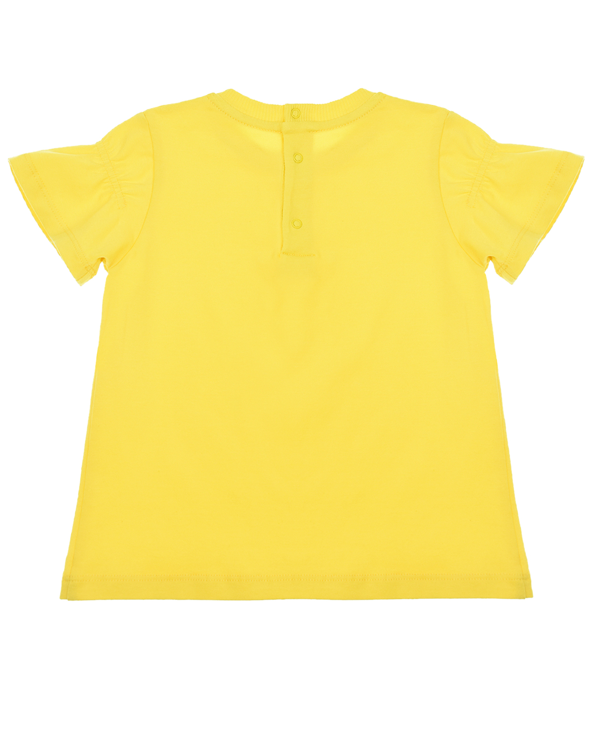 Комплект: футболка и брюки, желтый Moschino детский, размер 74 - фото 3