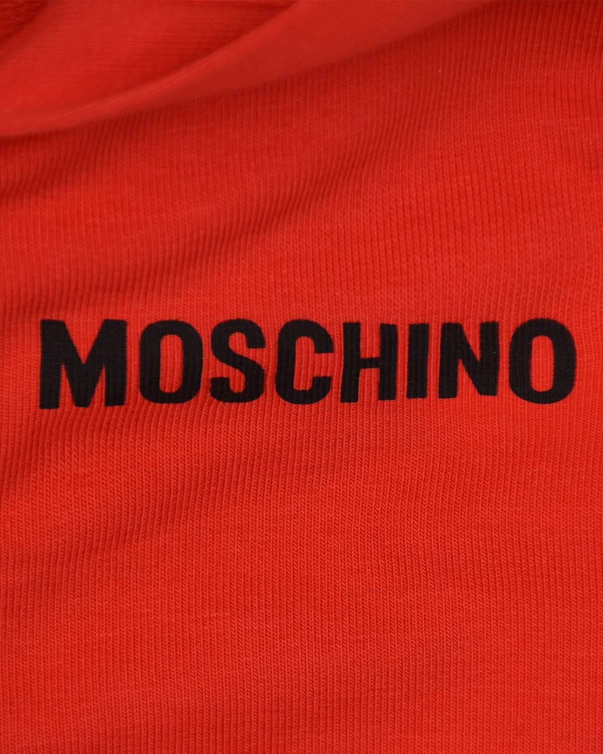 Красная спортивная куртка с принтом "медвежонок-пират" Moschino детская, размер 80, цвет красный - фото 3