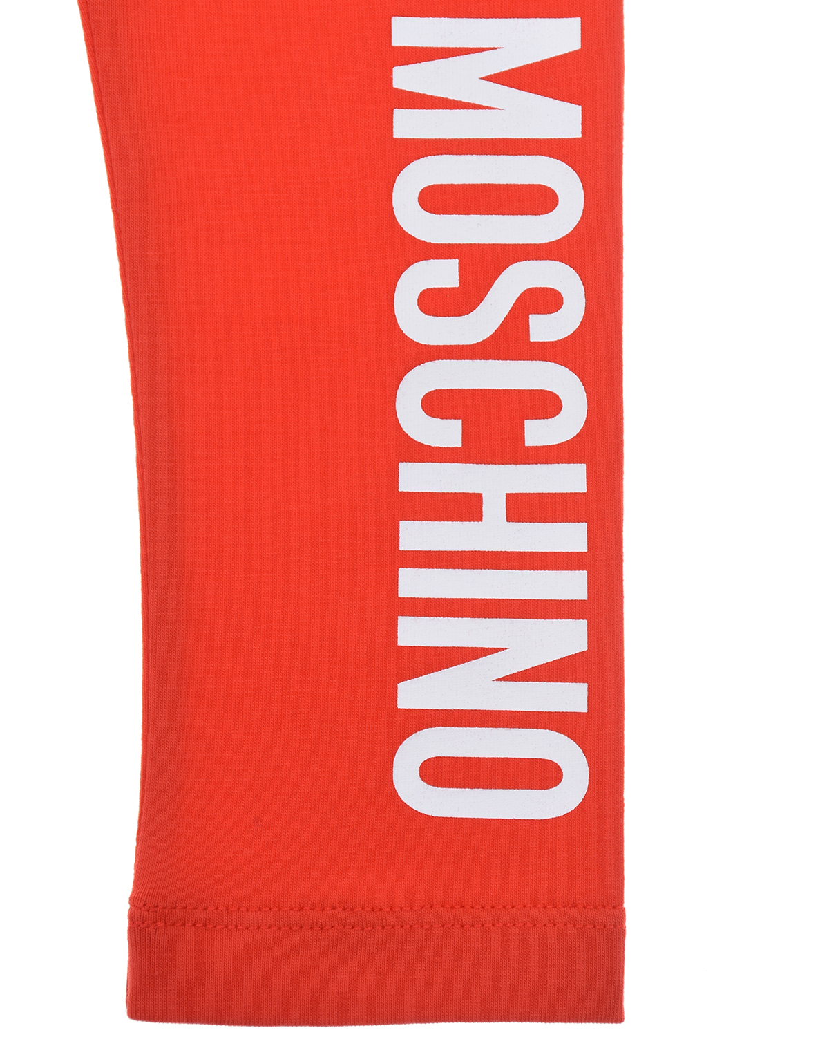 Красные леггинсы с логотипом Moschino детские, размер 74, цвет красный - фото 3