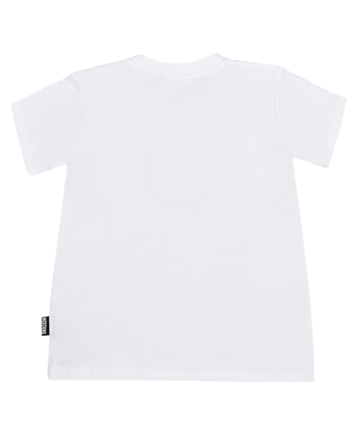 Белая футболка с принтом "Мишка" Moschino детская, размер 98, цвет белый - фото 2