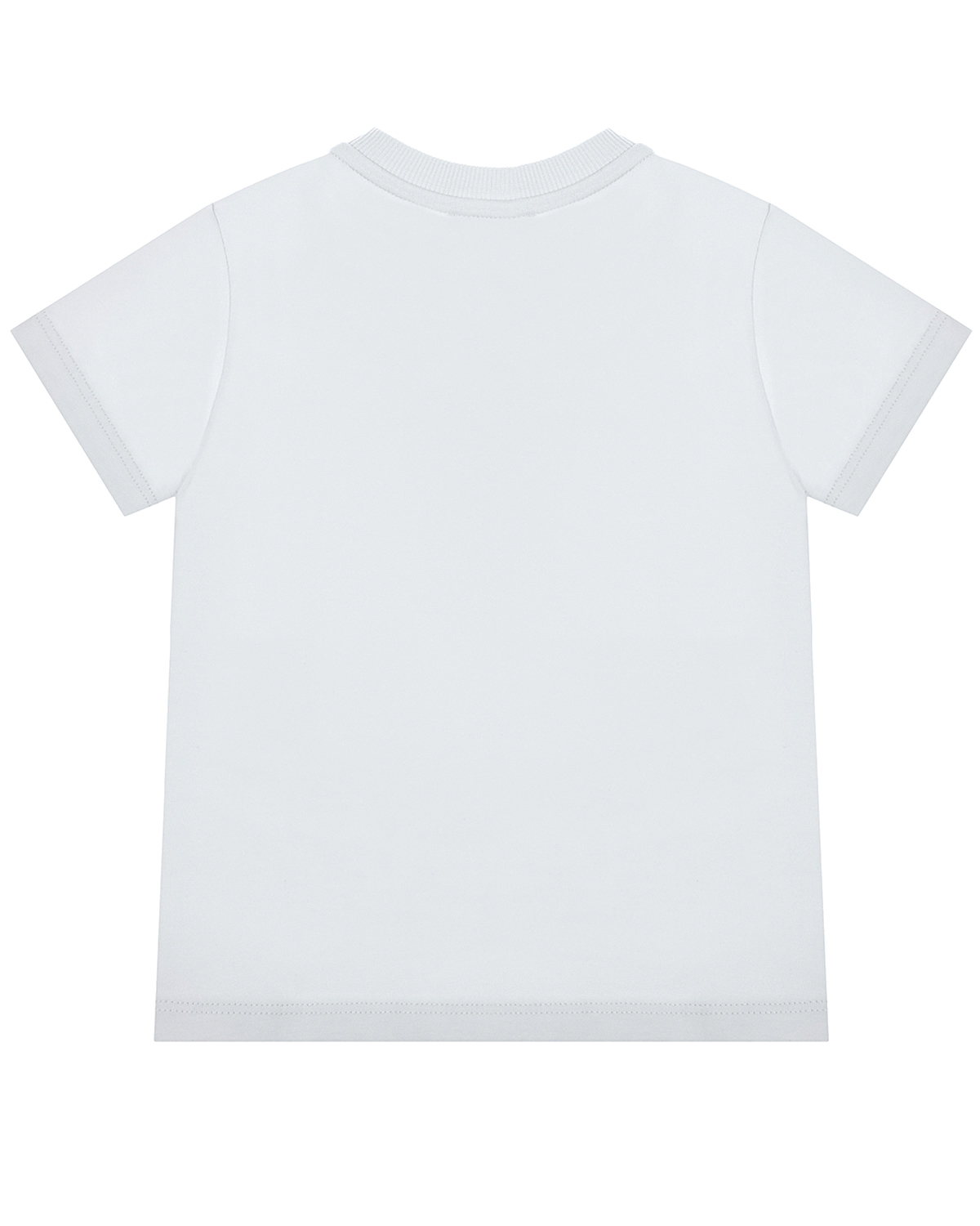 Белая футболка с принтом "медвежонок" Moschino детская, размер 74, цвет белый - фото 2