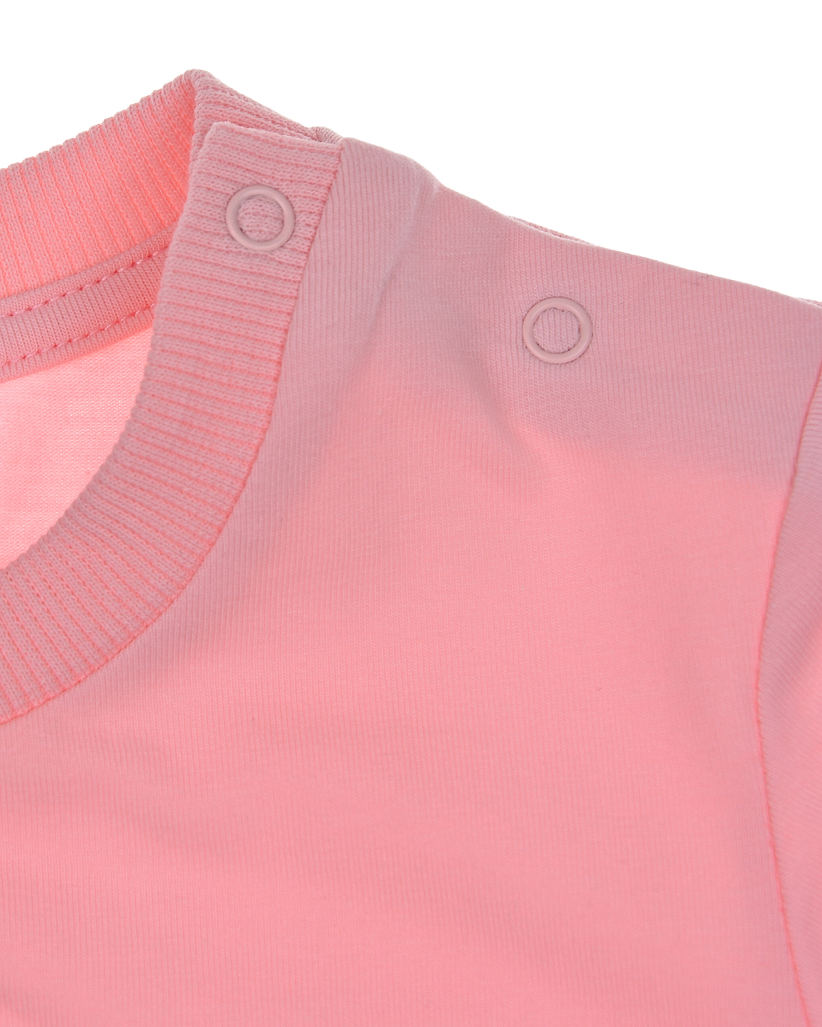 Розовая футболка с принтом "медвежонок и якорь" Moschino детская, размер 74, цвет розовый - фото 4