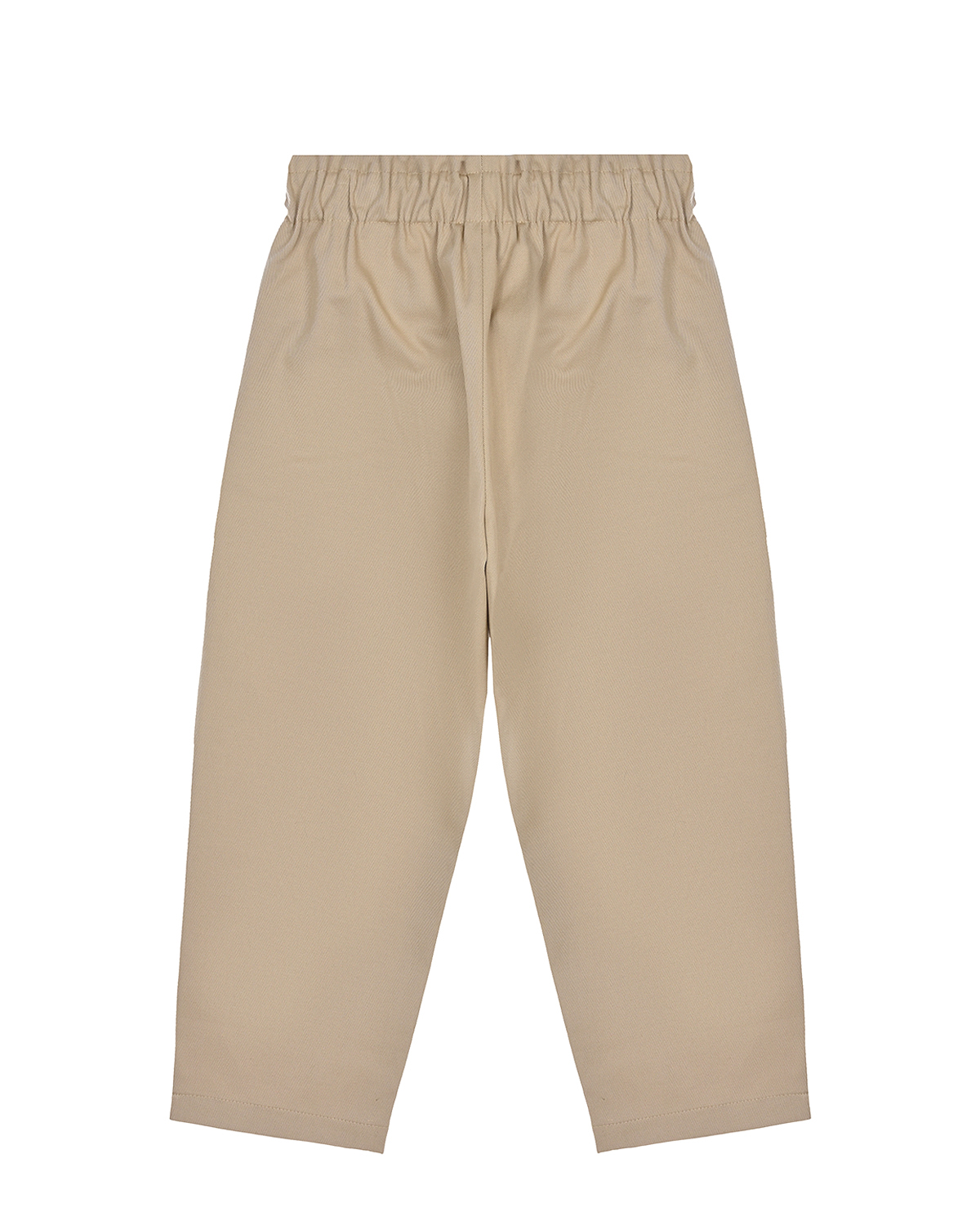 Бежевые брюки с поясом на резинке Paade Mode детские, размер 128, цвет бежевый - фото 2