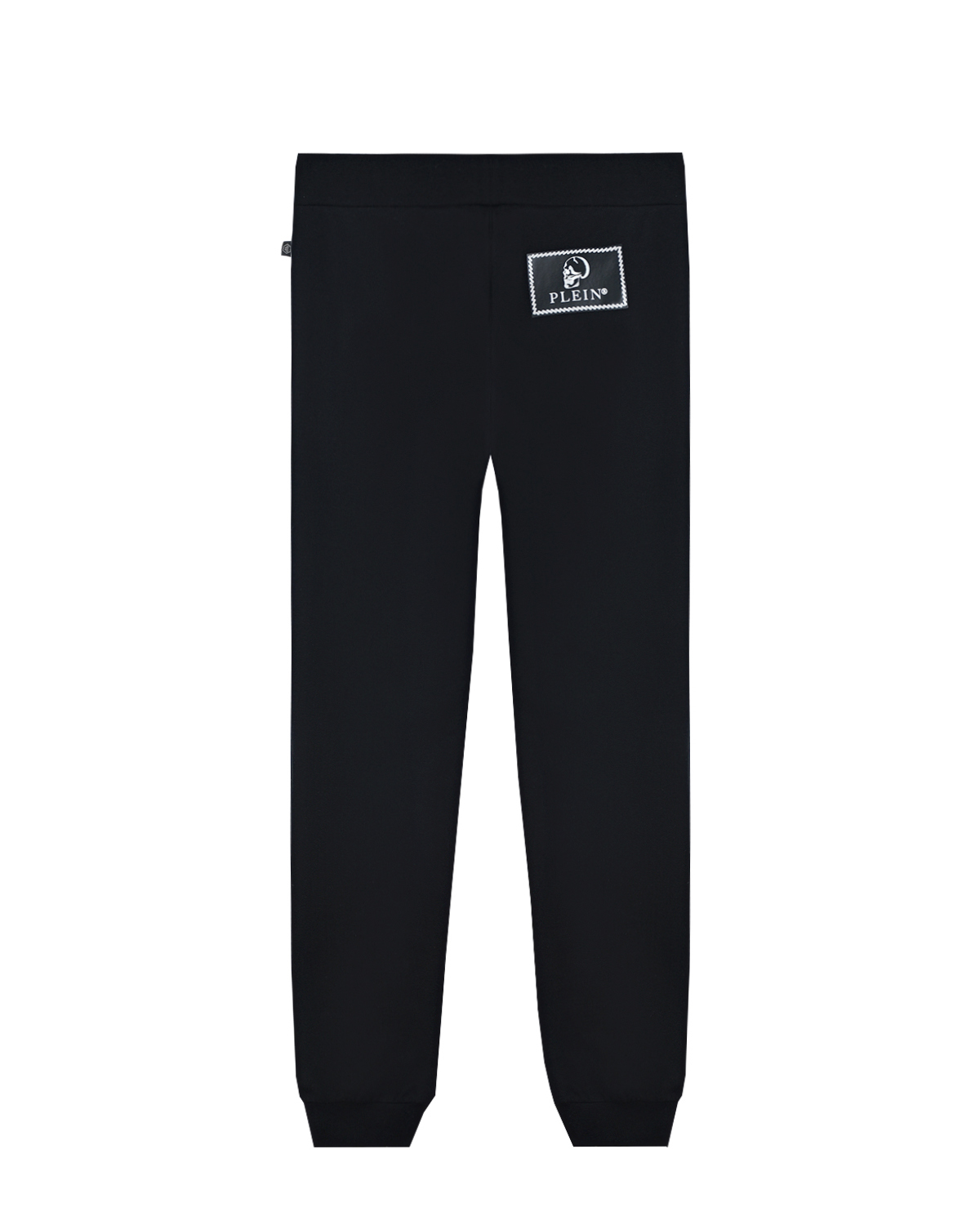 Черные спортивные брюки с патчем Philipp Plein детские, размер 116, цвет черный - фото 2