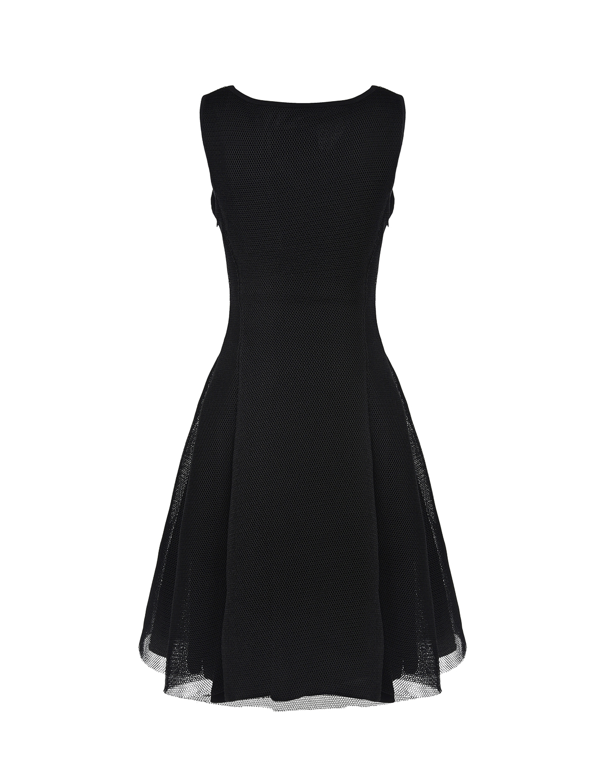 Черное платье без рукавов Philipp Plein детское, размер 128, цвет черный - фото 2