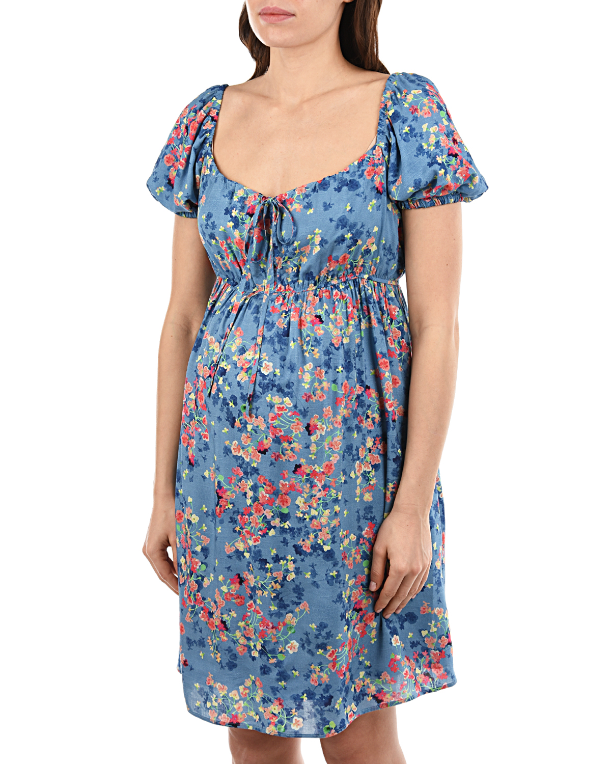 Голубое платье TESSA с цветочным принтом Pietro Brunelli, размер 38 - фото 7