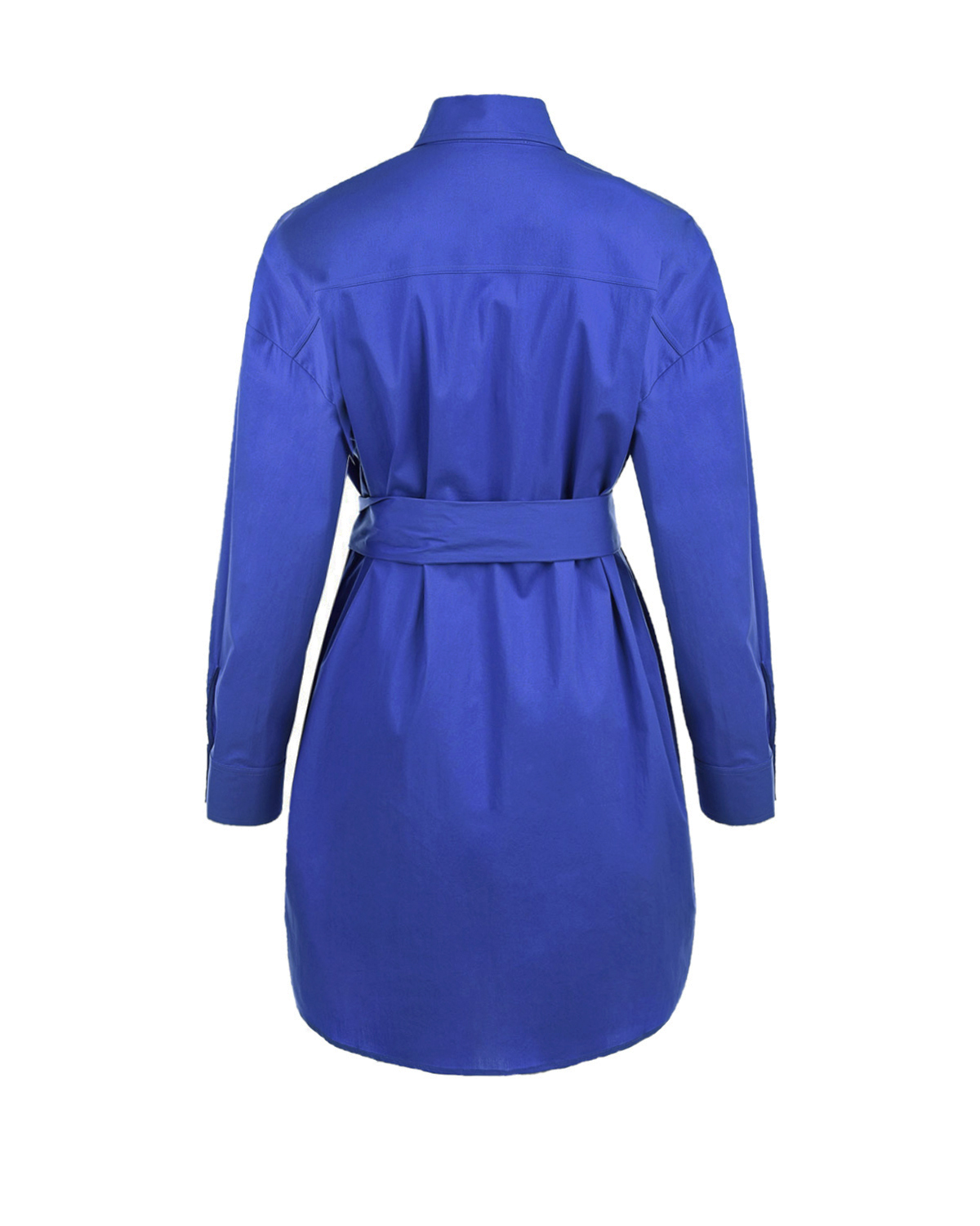 Синее платье-рубашка OLIMPIA Pietro Brunelli, размер 40, цвет синий - фото 6