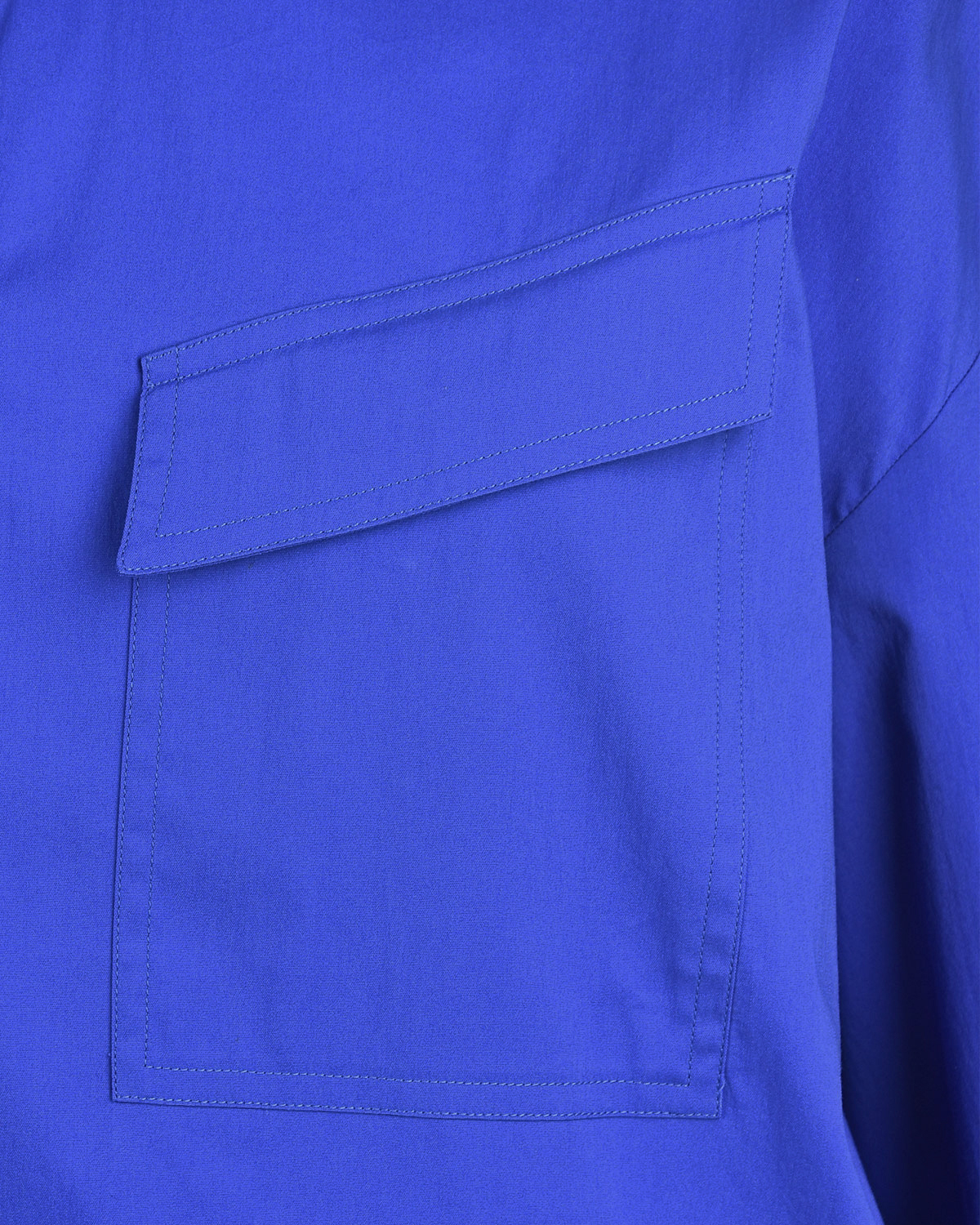 Синее платье-рубашка OLIMPIA Pietro Brunelli, размер 40, цвет синий - фото 9