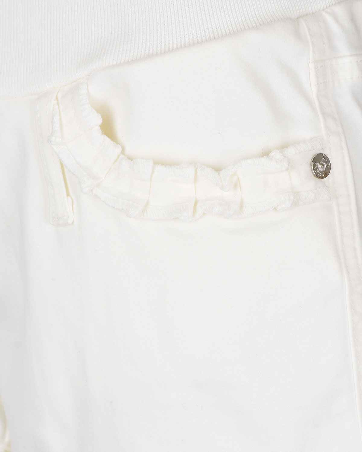 Белые шорты для беременных Bonnie с оборками Pietro Brunelli, размер 38, цвет белый - фото 6