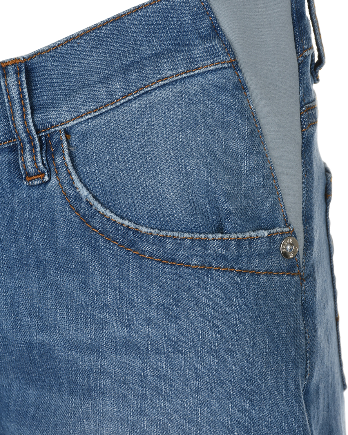 Джинсовые шорты для беременных Pietro Brunelli, размер 38, цвет синий - фото 6