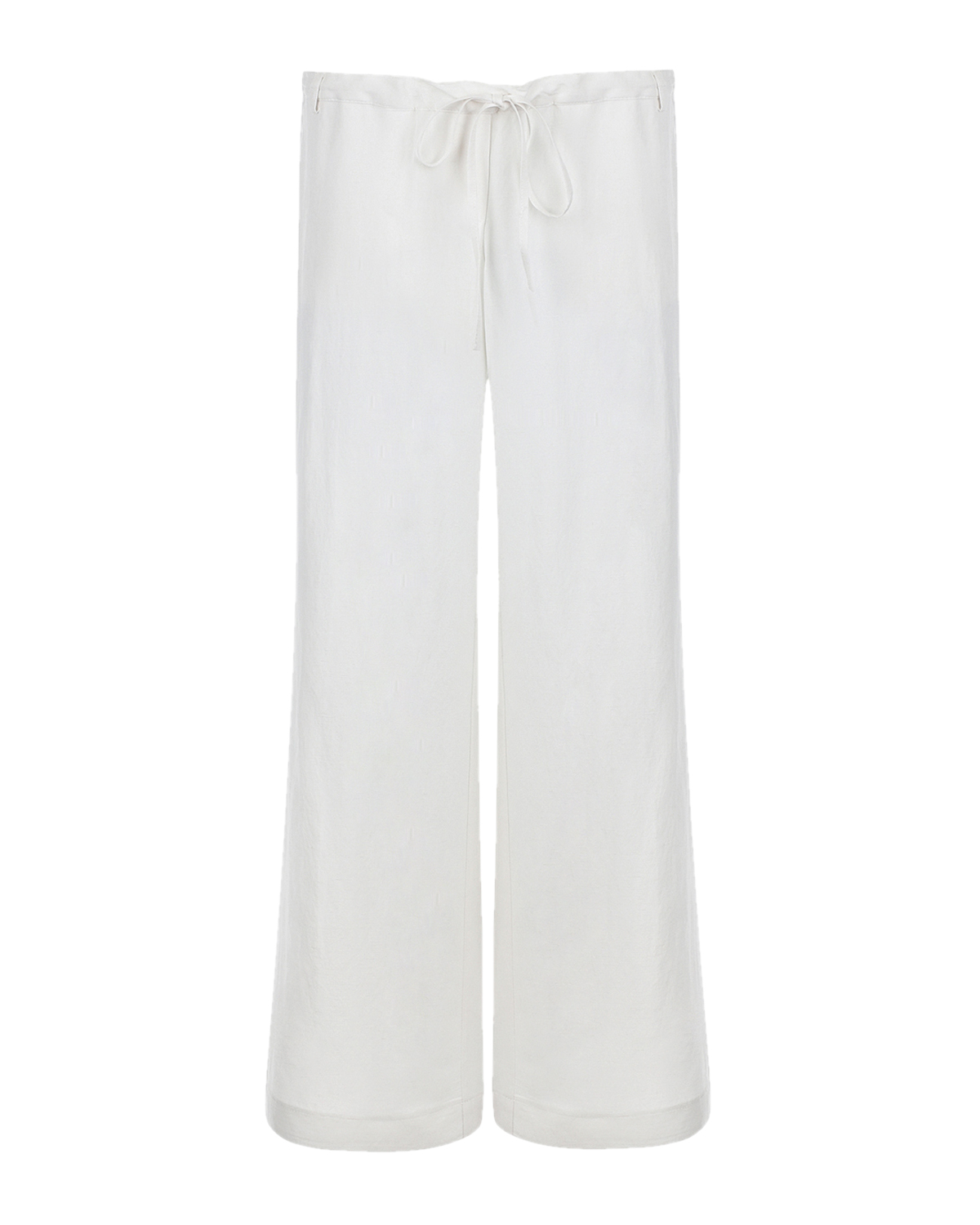 Белые льняные брюки Pietro Brunelli, размер 42, цвет белый - фото 1
