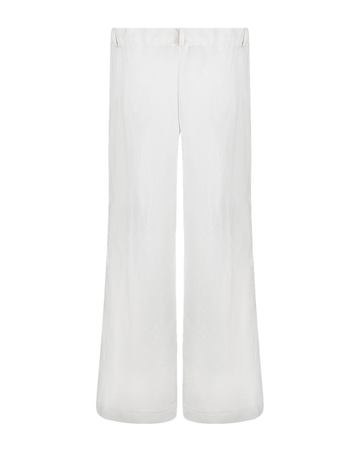 Белые льняные брюки Pietro Brunelli, размер 42, цвет белый - фото 5
