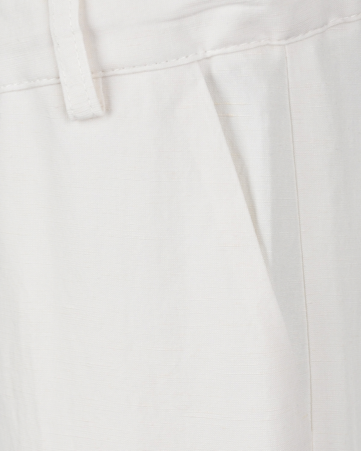 Белые льняные брюки Pietro Brunelli, размер 42, цвет белый - фото 6