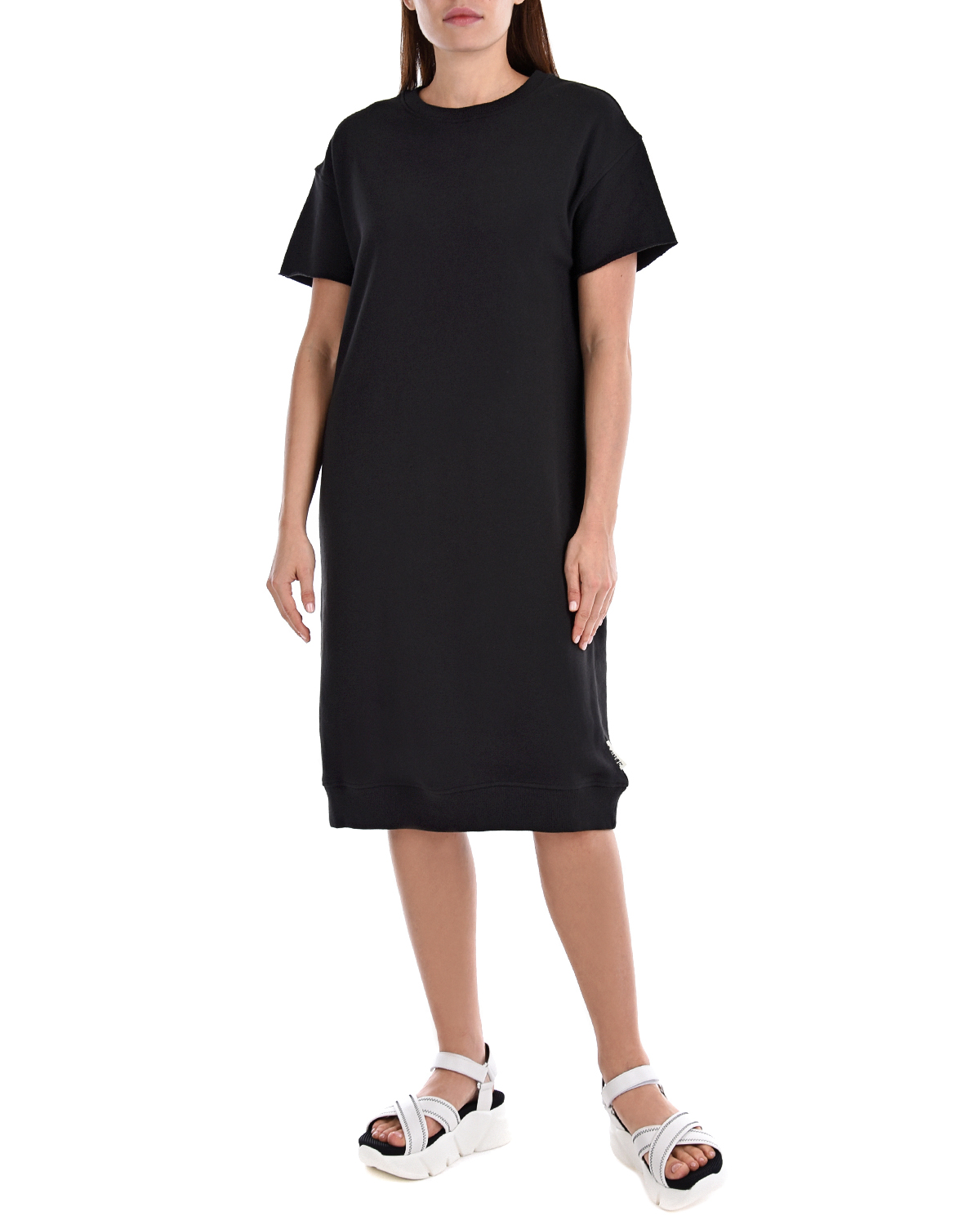 Черное платье-футболка 5 Preview, размер 40, цвет черный - фото 2