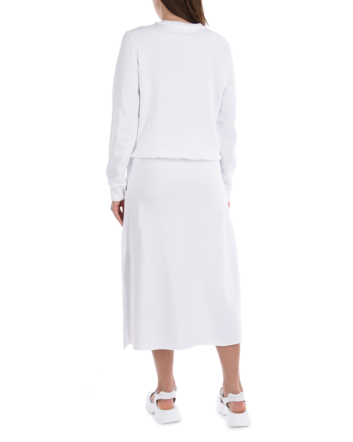 Белая юбка в спортивном стиле 5 Preview, размер 40, цвет белый - фото 3
