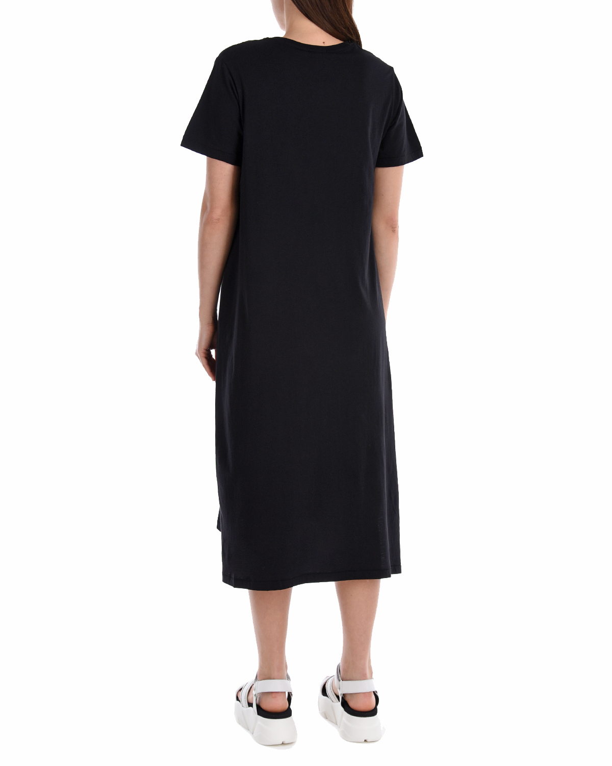 Платье-футболка с принтом "Atelier" 5 Preview, размер 40, цвет черный - фото 3