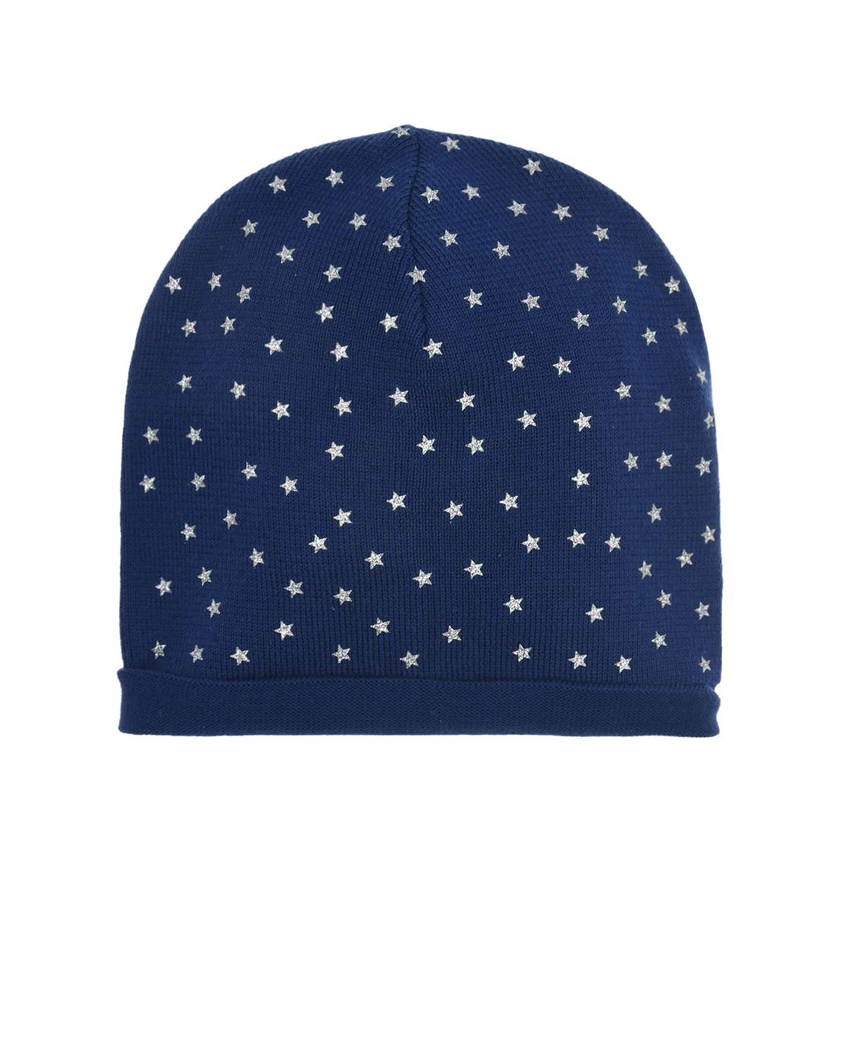 Синяя шапка с декором "звезды" Regina детская, размер 51, цвет синий - фото 1