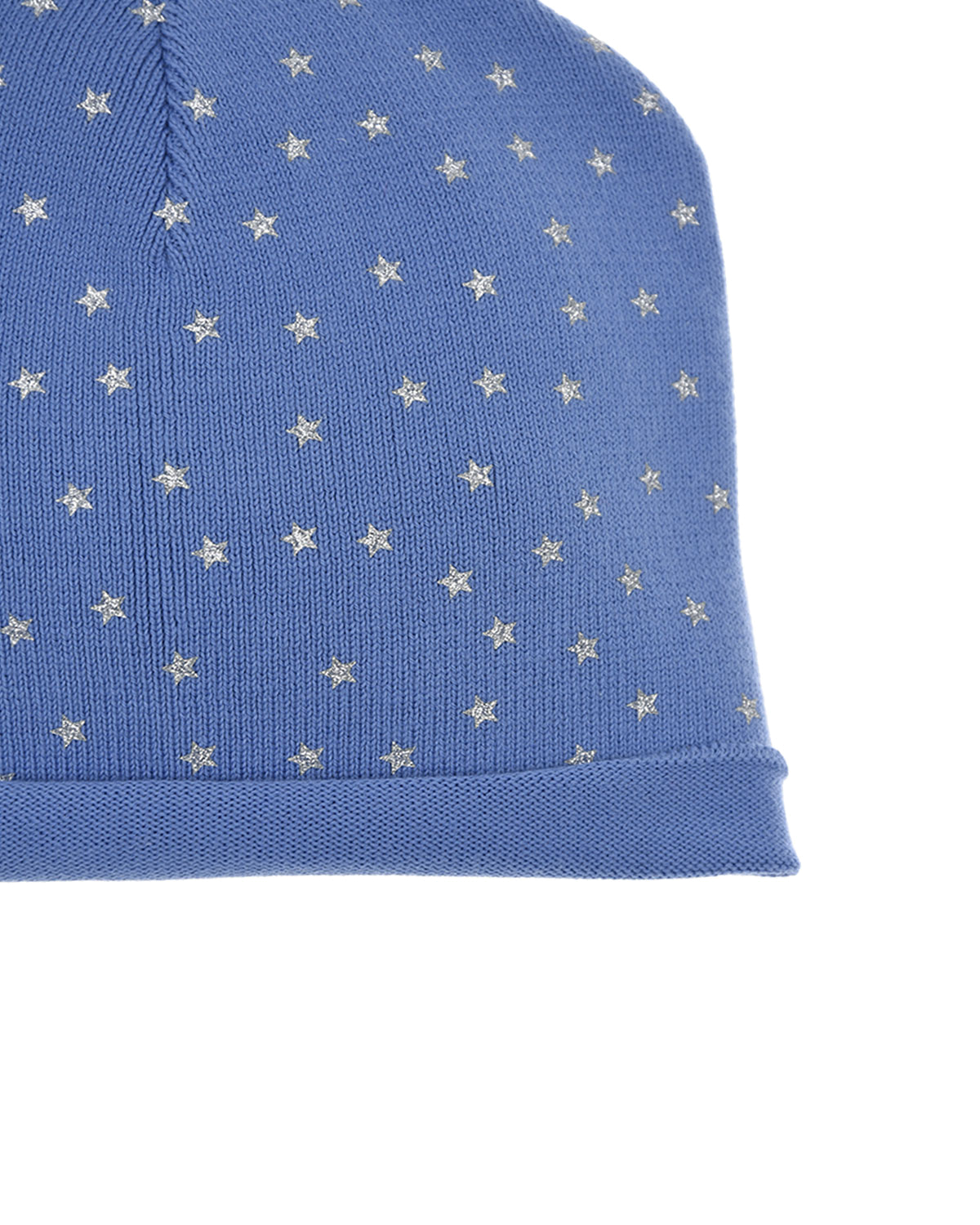 Голубая шапка с серебристыми звездочками Regina детская, размер 51, цвет голубой - фото 3