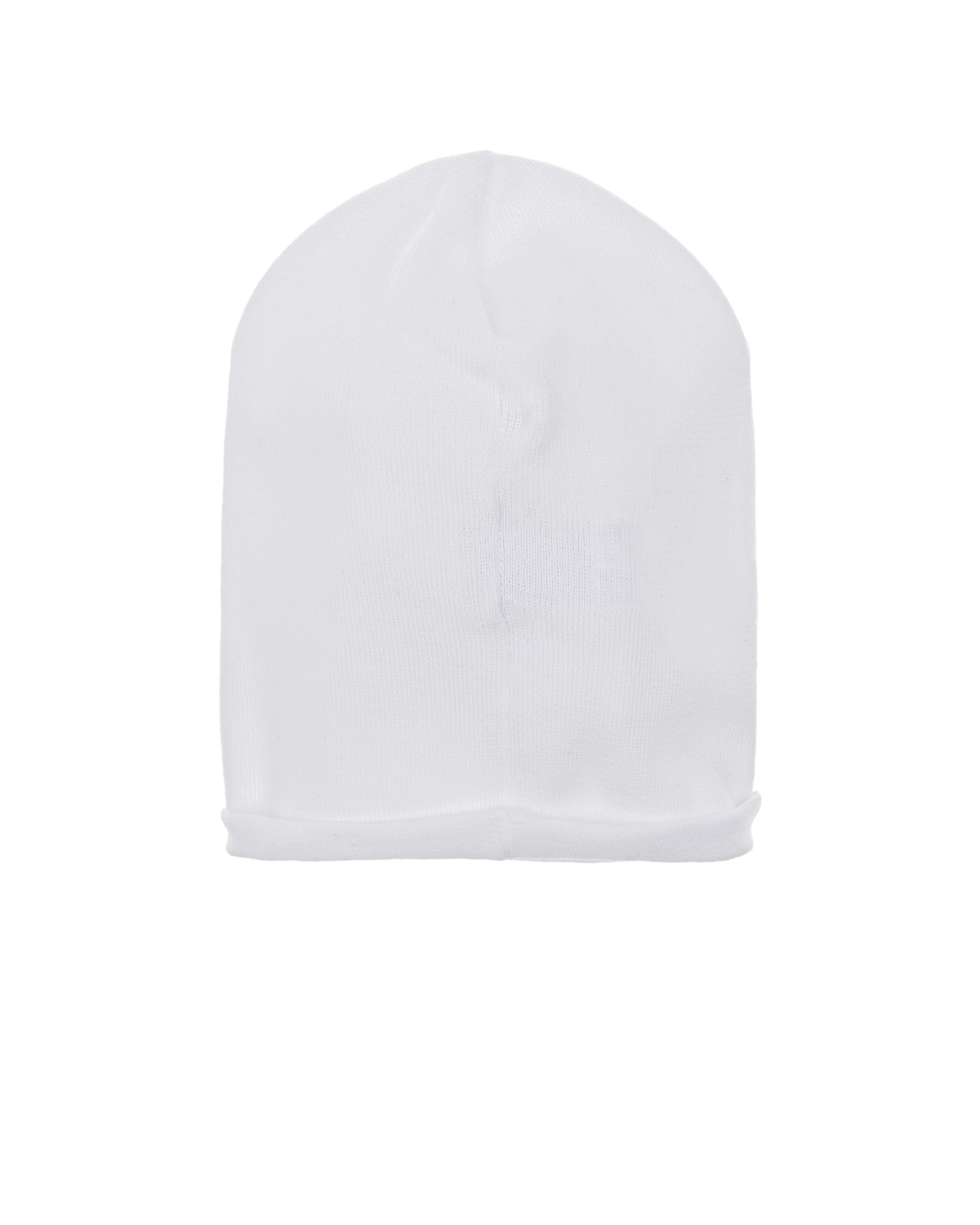 Белая шапка с сердцем из пайеток Regina детская, размер 57, цвет белый - фото 2