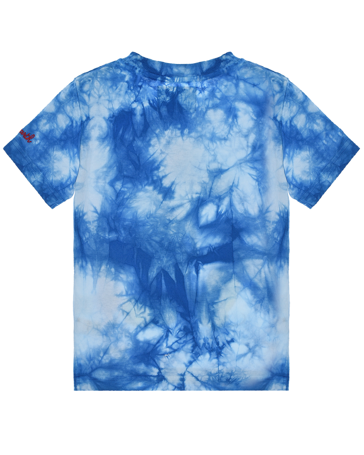 Синяя футболка с принтом "Микки Маус" Saint Barth детская, размер 92, цвет мультиколор - фото 3
