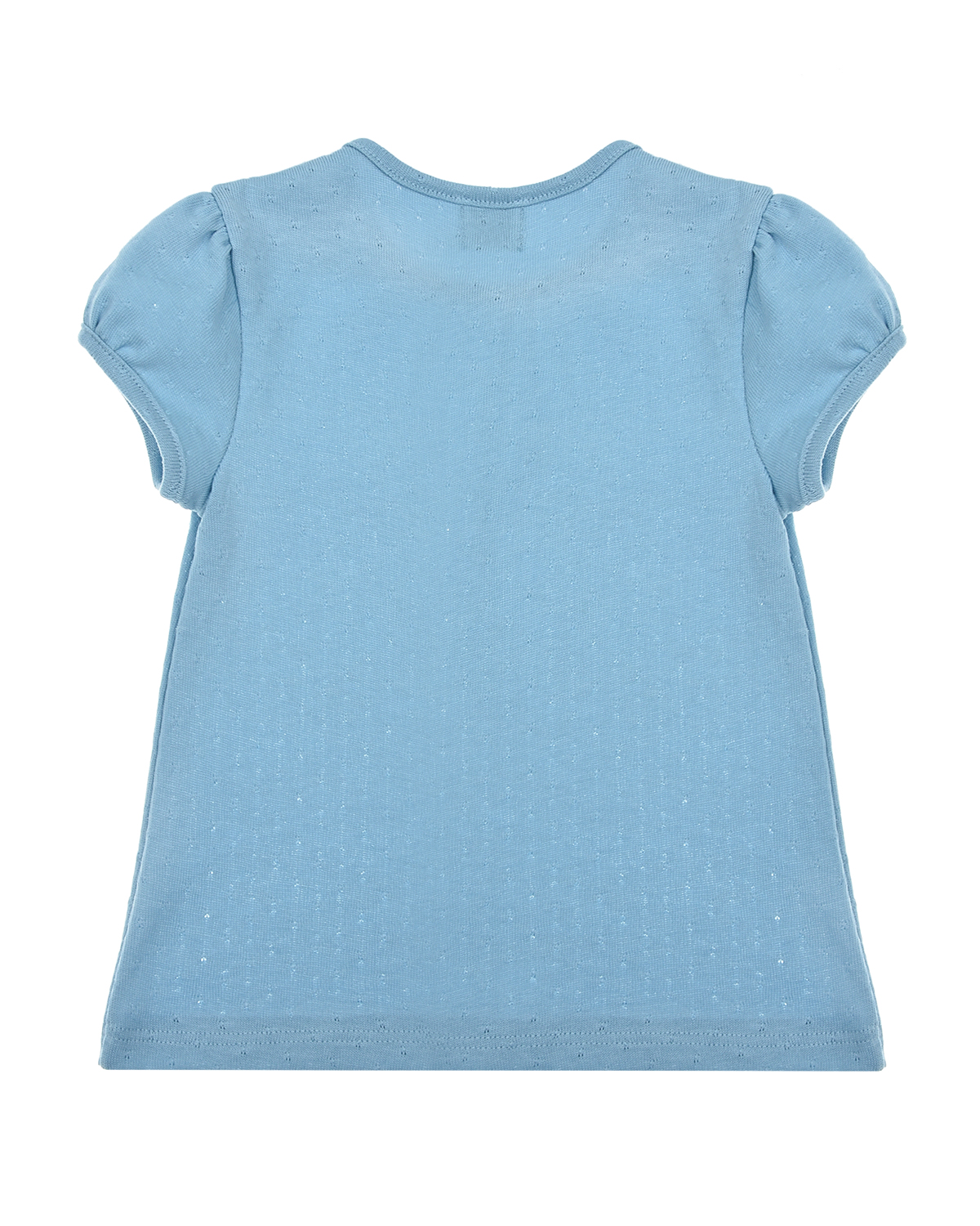 Голубая футболка с рукавами-фонариками Sanetta fiftyseven детская, размер 62, цвет голубой - фото 2