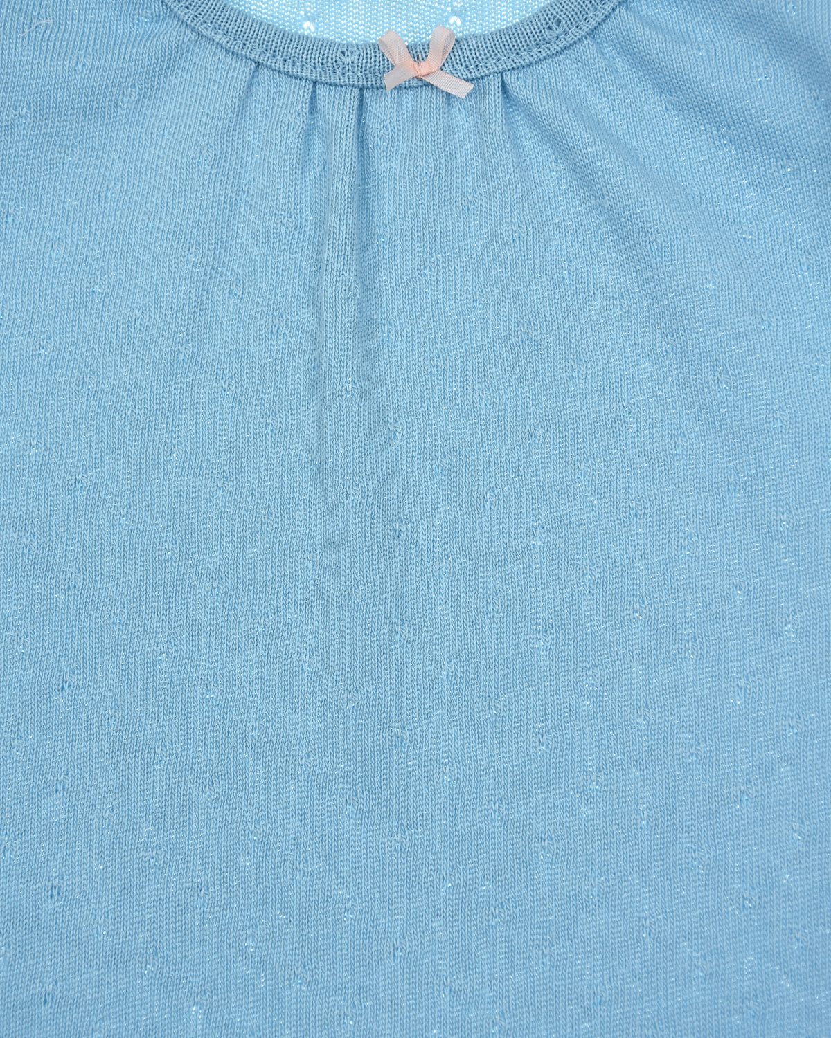 Голубая футболка с рукавами-фонариками Sanetta fiftyseven детская, размер 62, цвет голубой - фото 3