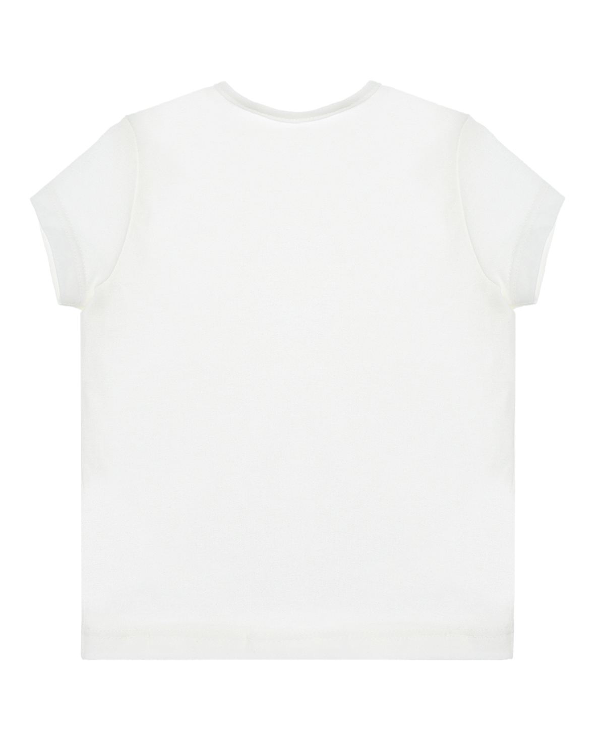 Белая футболка с вышивкой "птичка" Sanetta fiftyseven детская, размер 62, цвет белый - фото 2