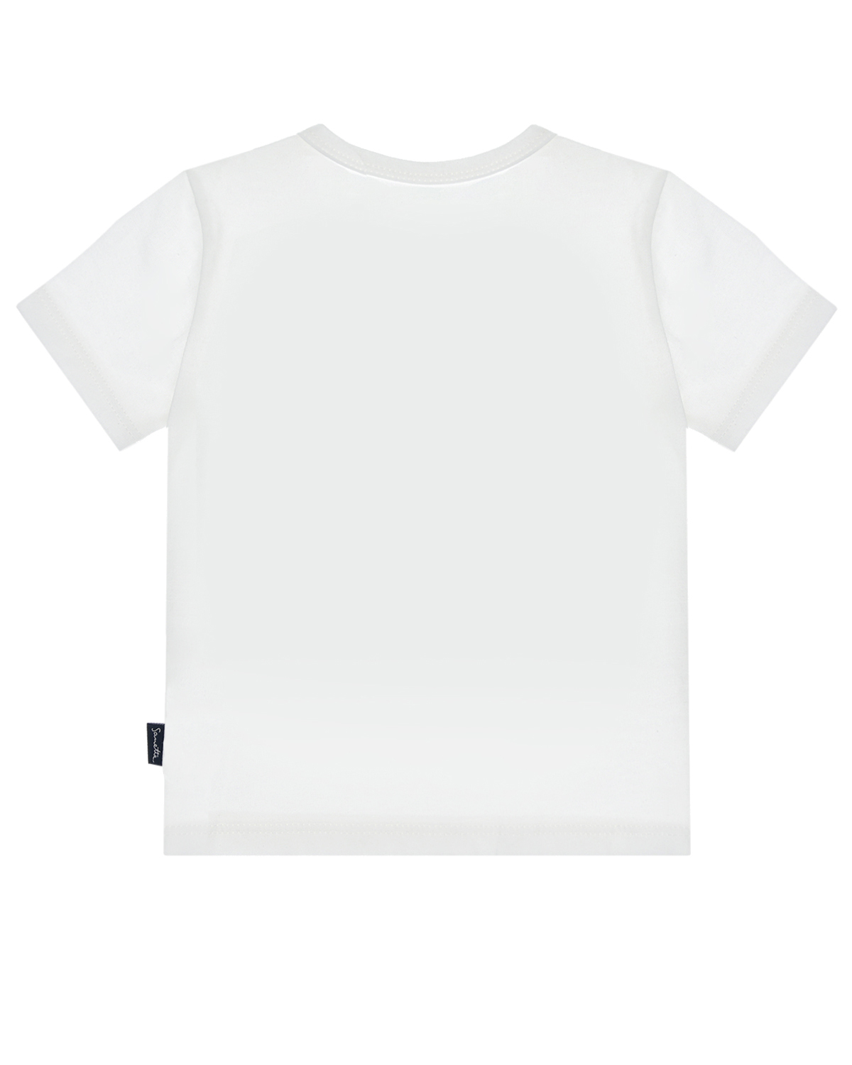 Кремовая футболка с принтом "моряк" Sanetta Kidswear детская, размер 68, цвет кремовый - фото 2