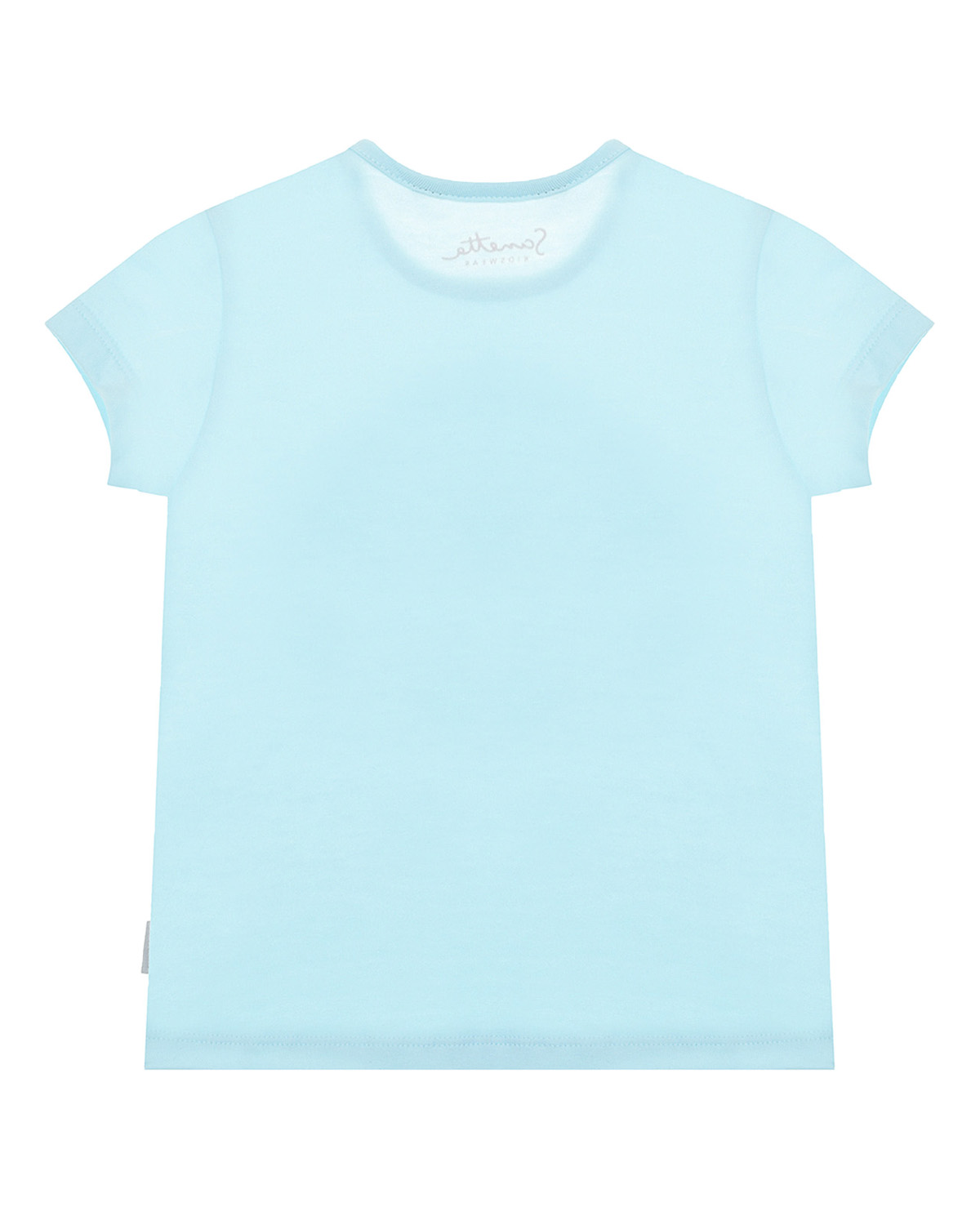 Голубая футболка с принтом "кенгуру" Sanetta Kidswear детская, размер 62, цвет голубой - фото 2