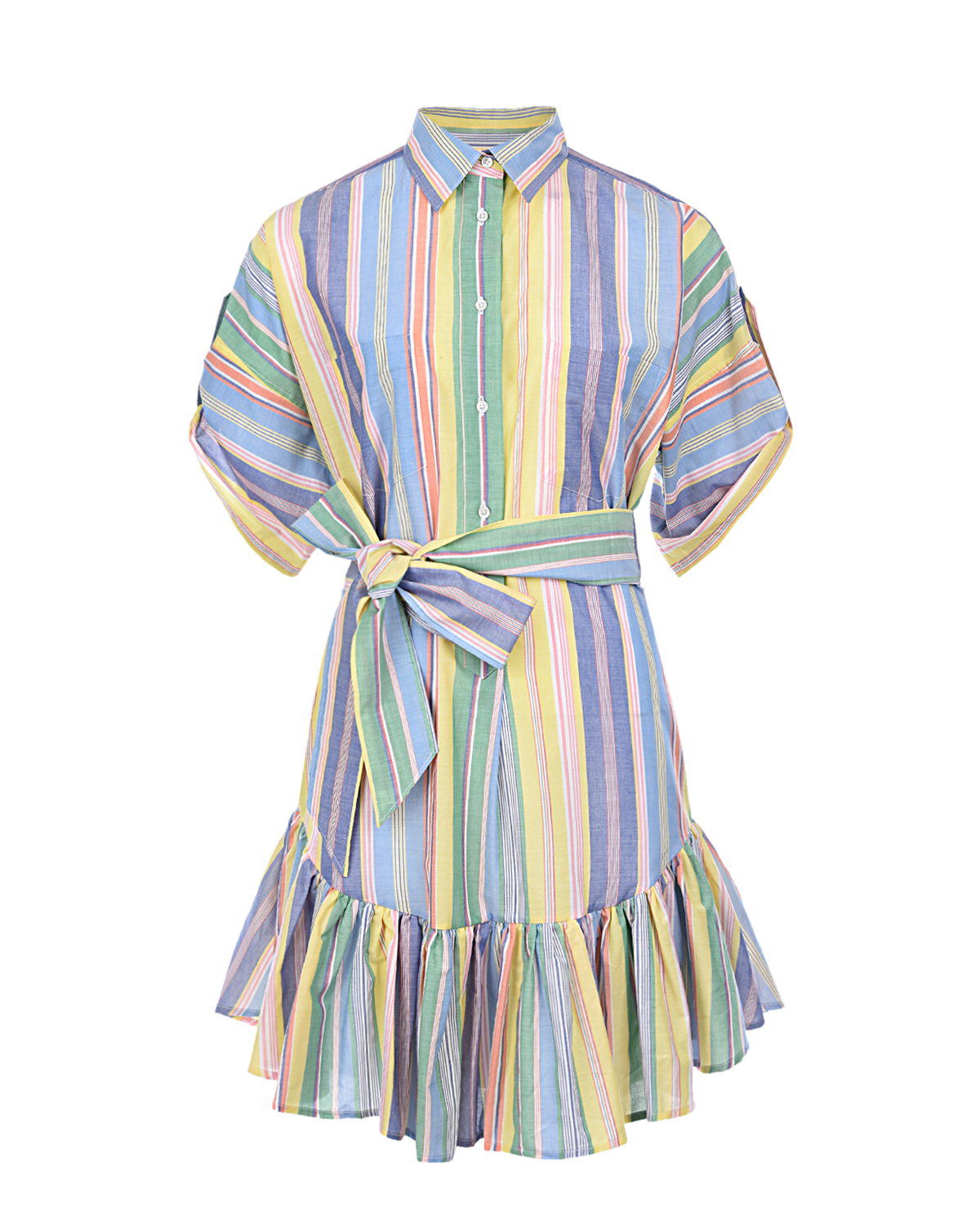 Платье в разноцветную полоску Sara Roka, размер 40 - фото 1