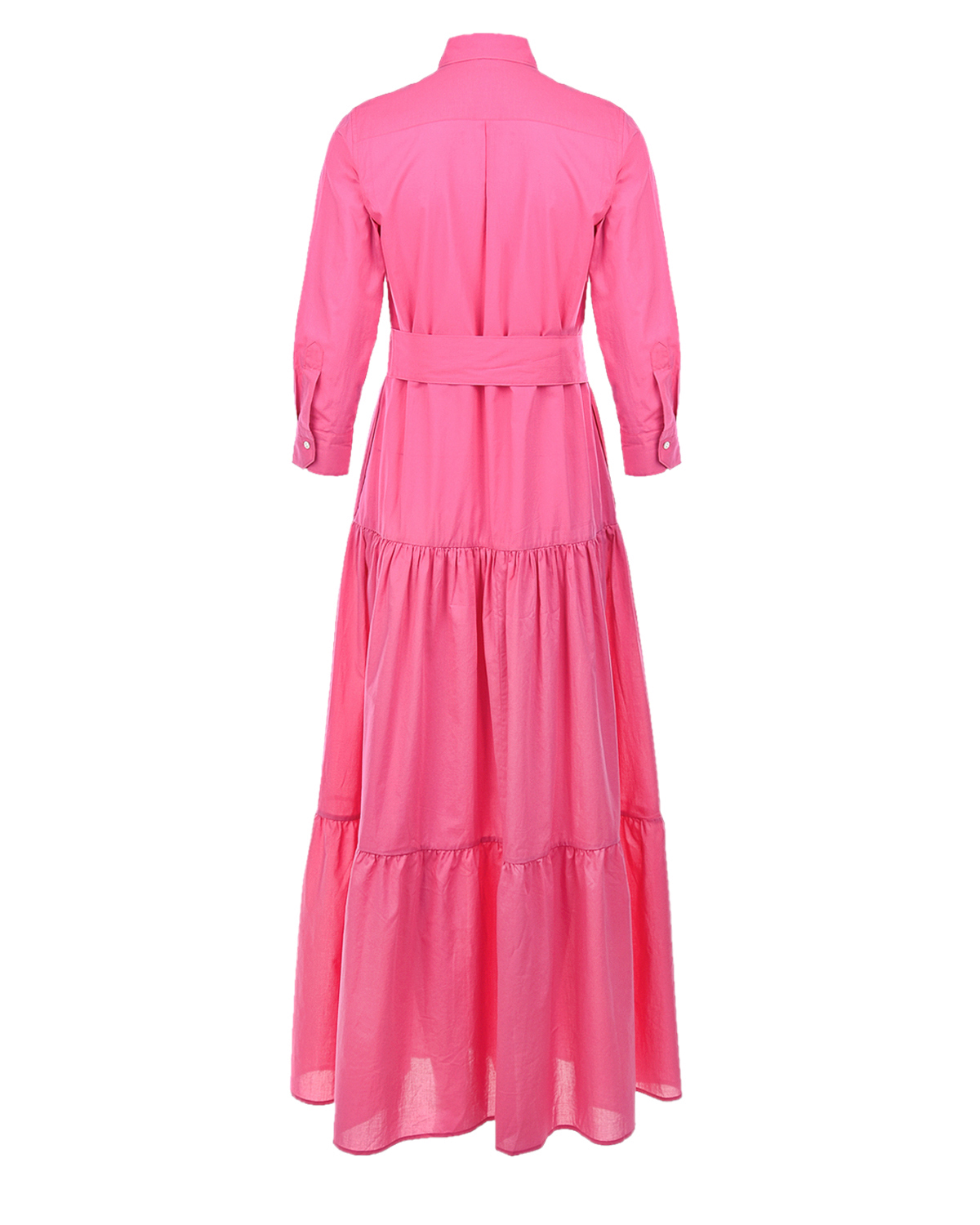 Платье цвета фуксии с поясом Sara Roka, размер 40 - фото 4