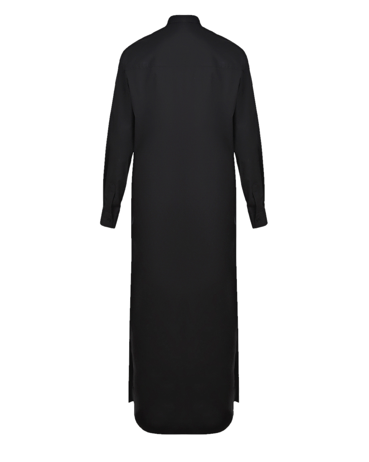 Черное платье с принтом "пальма" Stella Jean, размер 40, цвет черный - фото 2