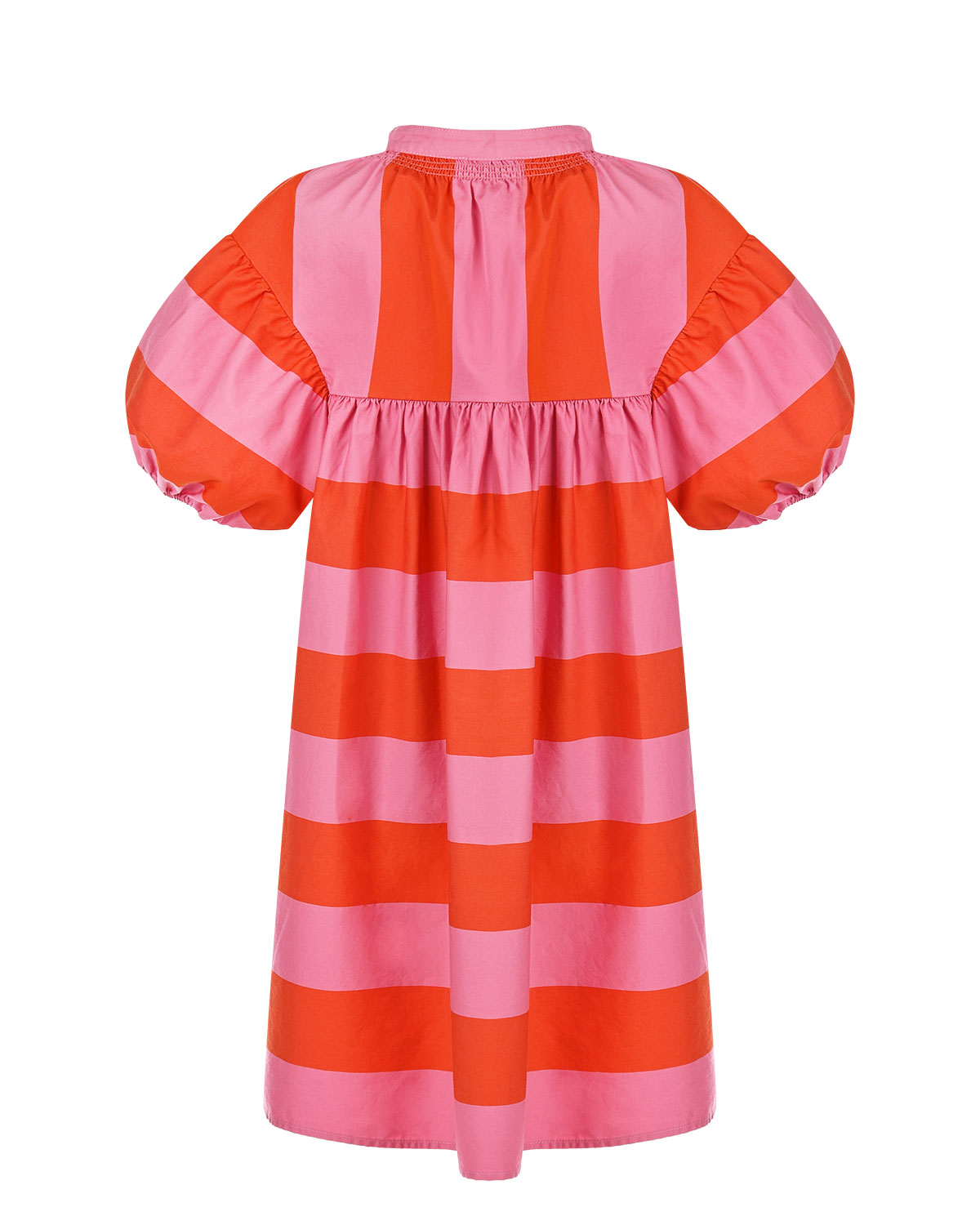 Розовое платье в полоску Stella McCartney детское, размер 128, цвет мультиколор - фото 3