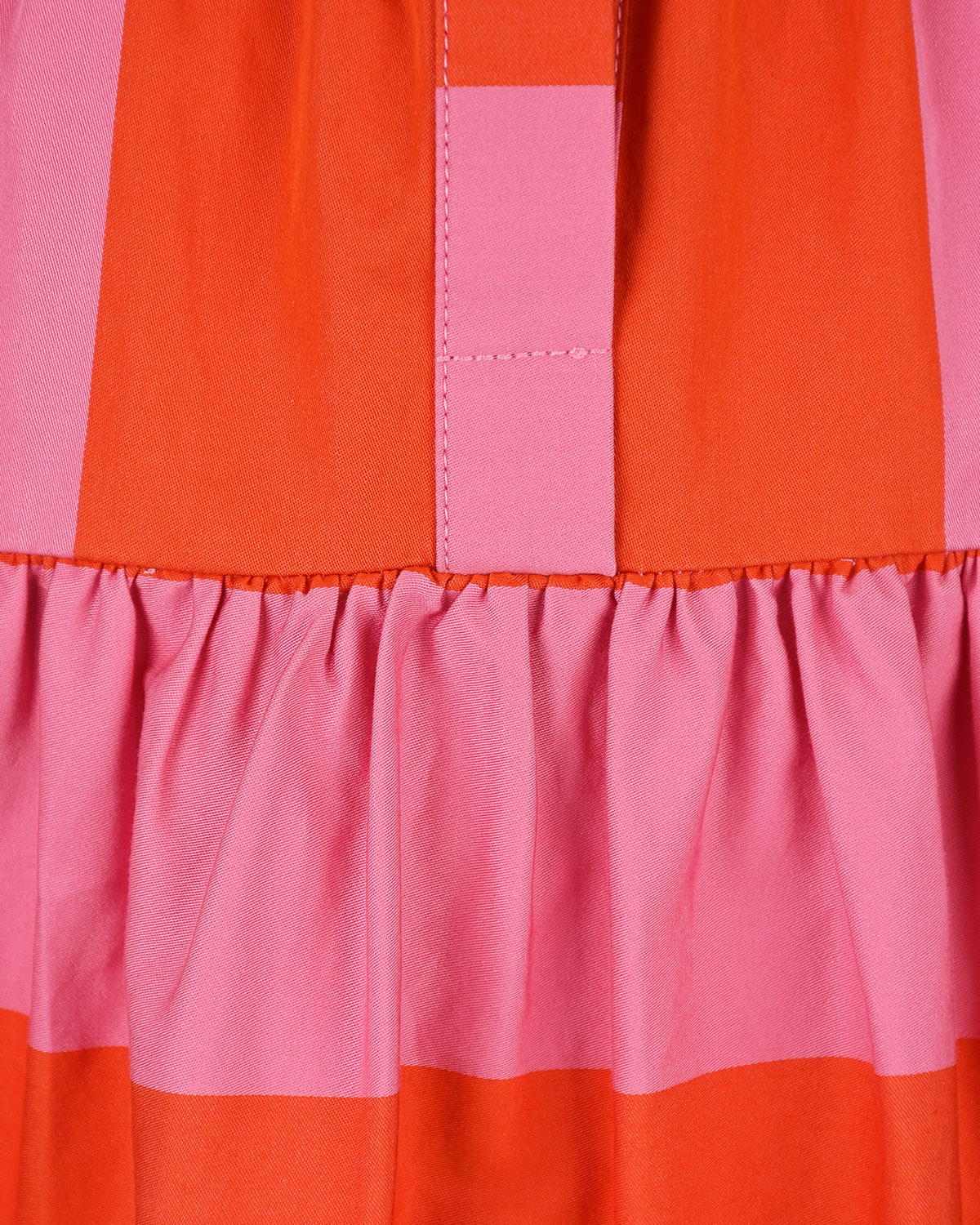 Розовое платье в полоску Stella McCartney детское, размер 128, цвет мультиколор - фото 4