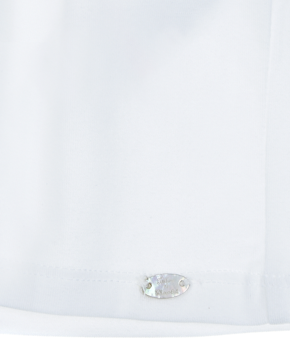 Белая футболка с рюшами Tartine et Chocolat детская, размер 92, цвет белый - фото 3