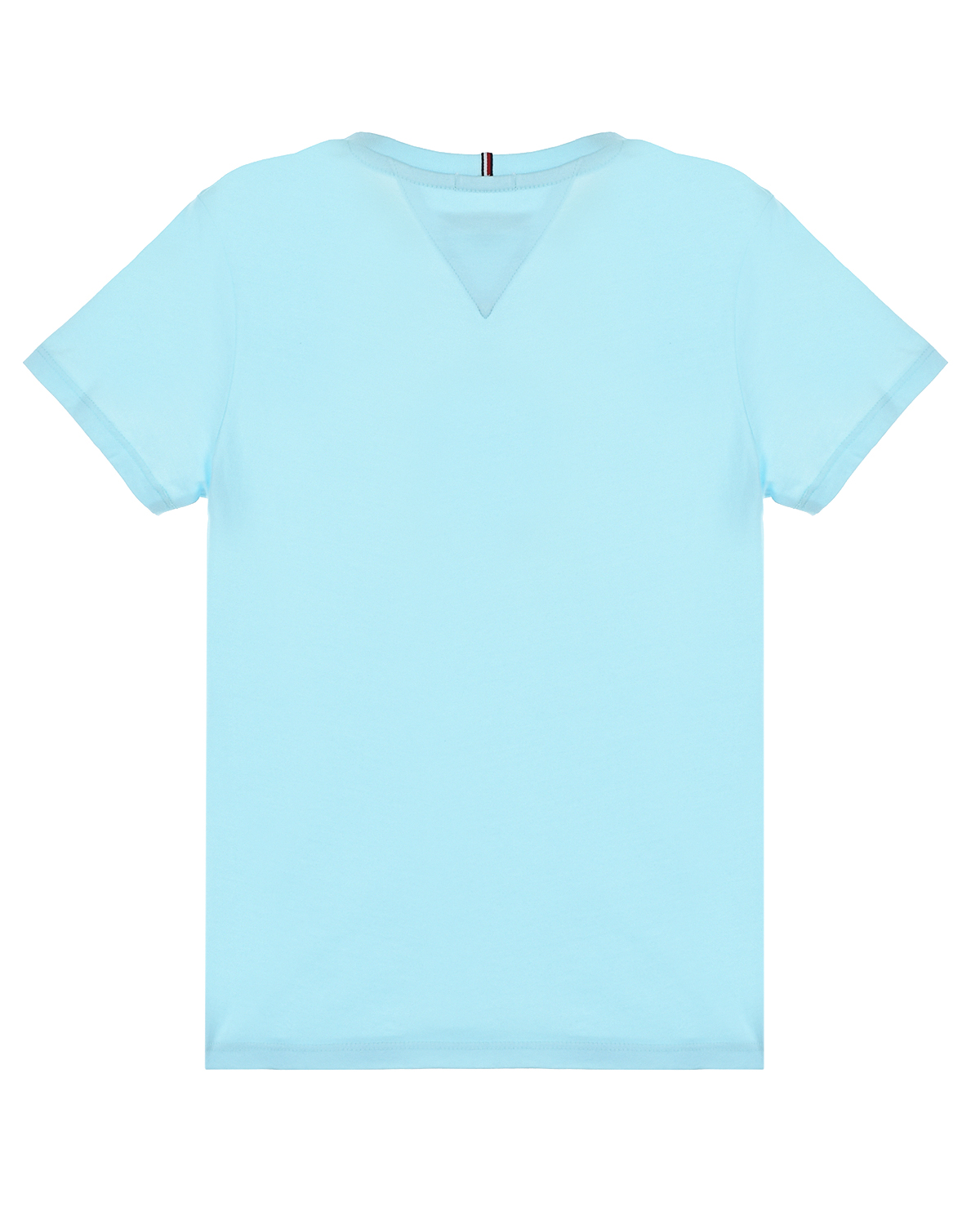 Голубая футболка с логотипом Tommy Hilfiger детская, размер 140, цвет голубой - фото 2