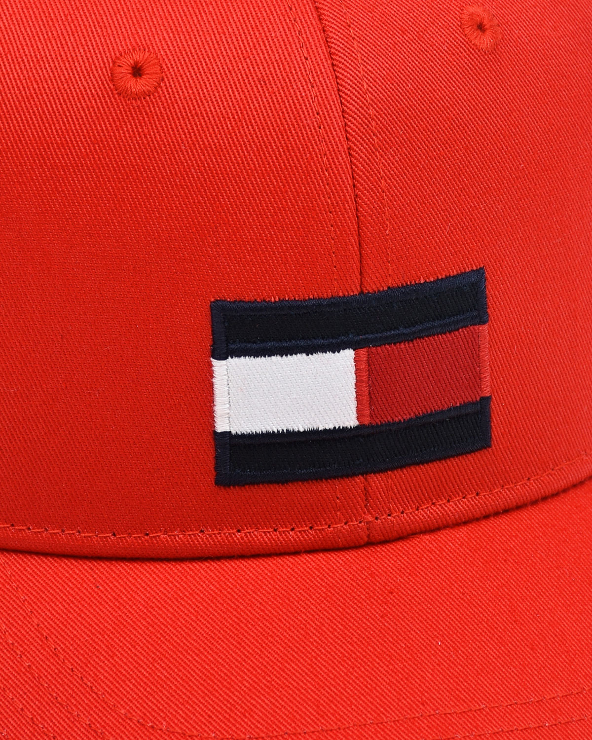 Красная бейсболка с вышитым логотипом Tommy Hilfiger детская, размер S, цвет красный - фото 3