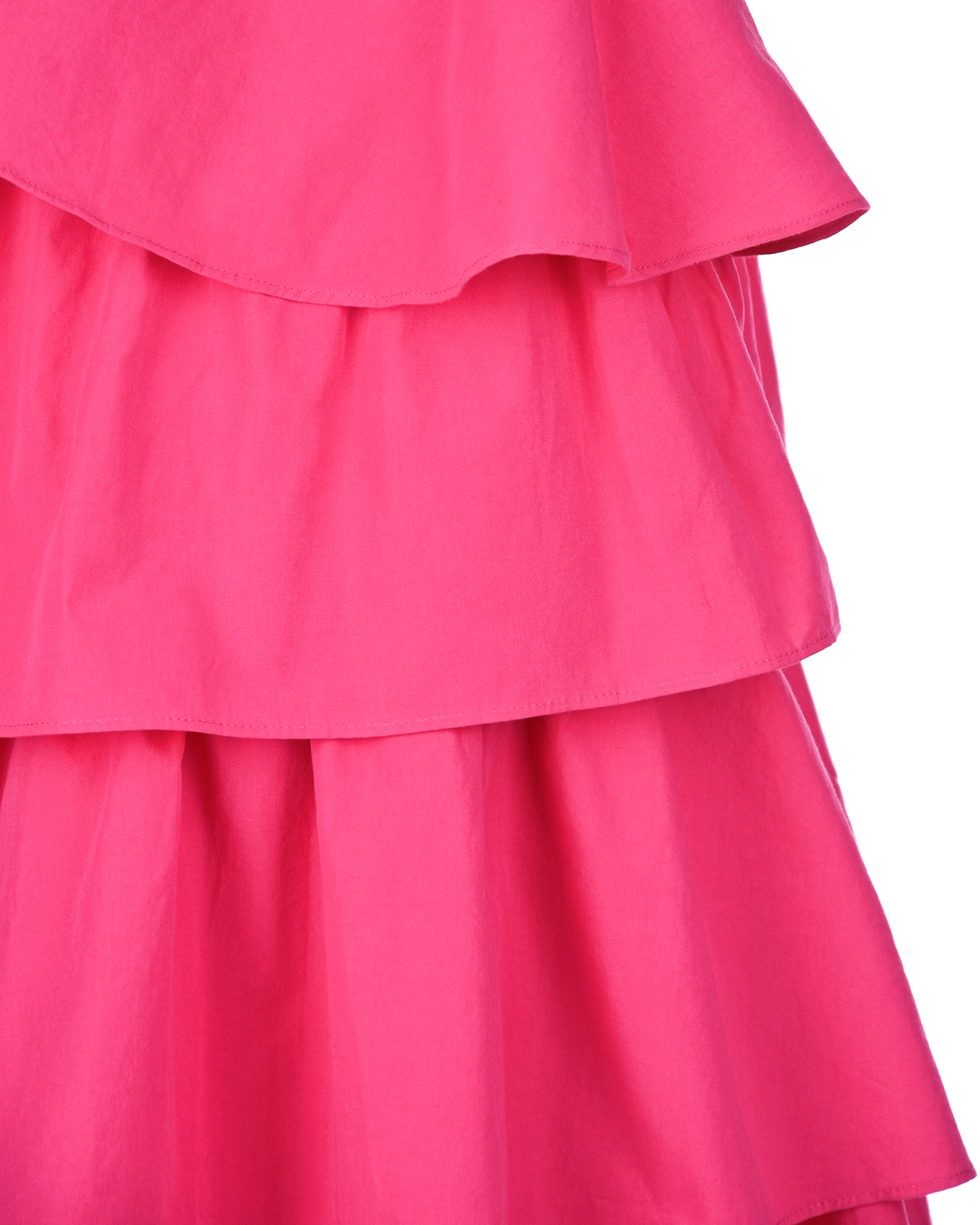 Платье цвета фуксии с воланами TWINSET детское, размер 140 - фото 3