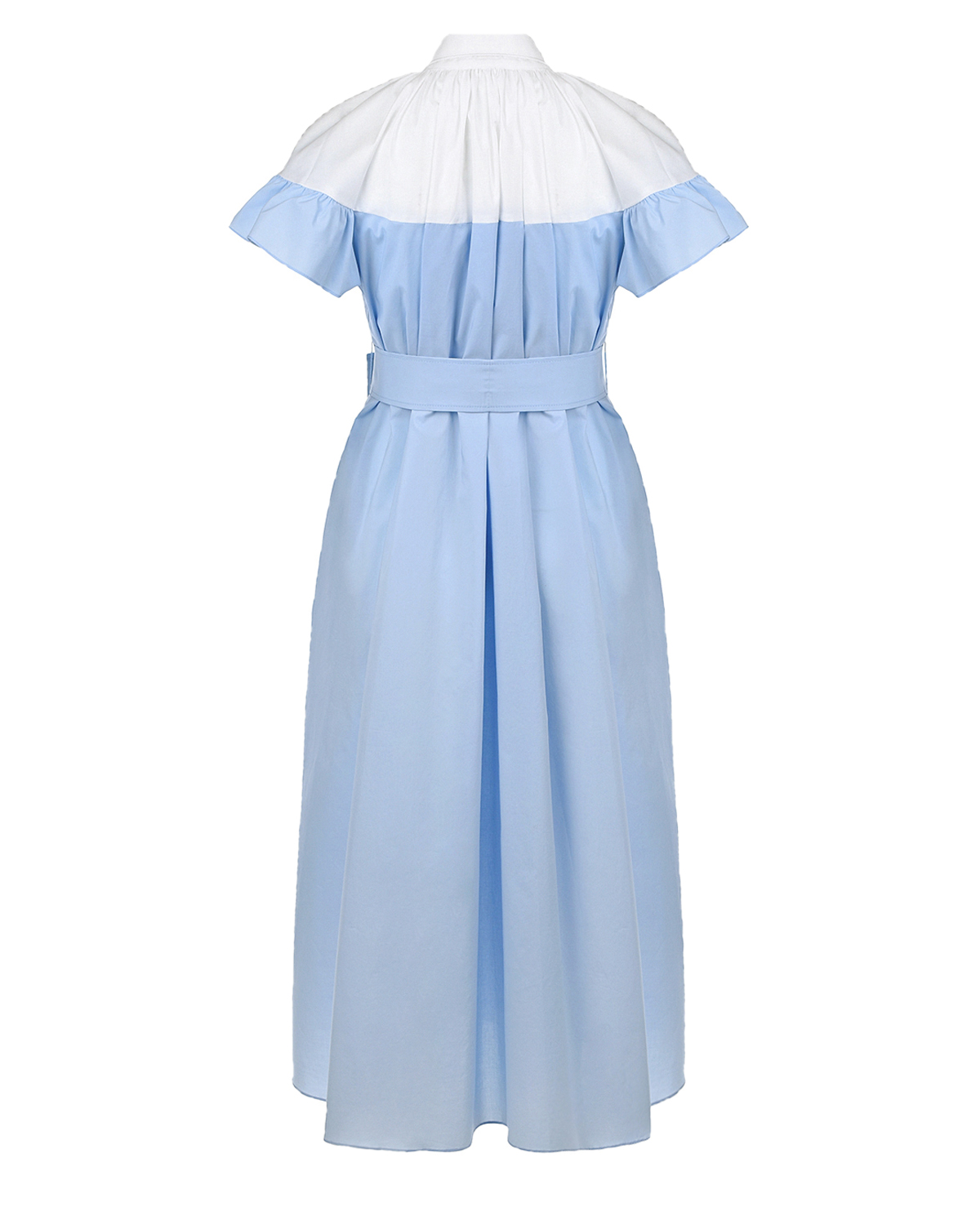 Голубое платье с поясом Vivetta, размер 40, цвет голубой - фото 6