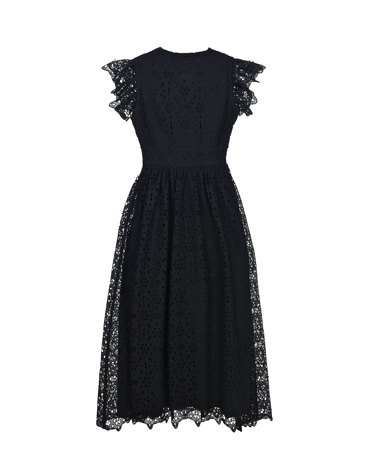 Приталенное черное платье Vivetta, размер 44, цвет черный - фото 2